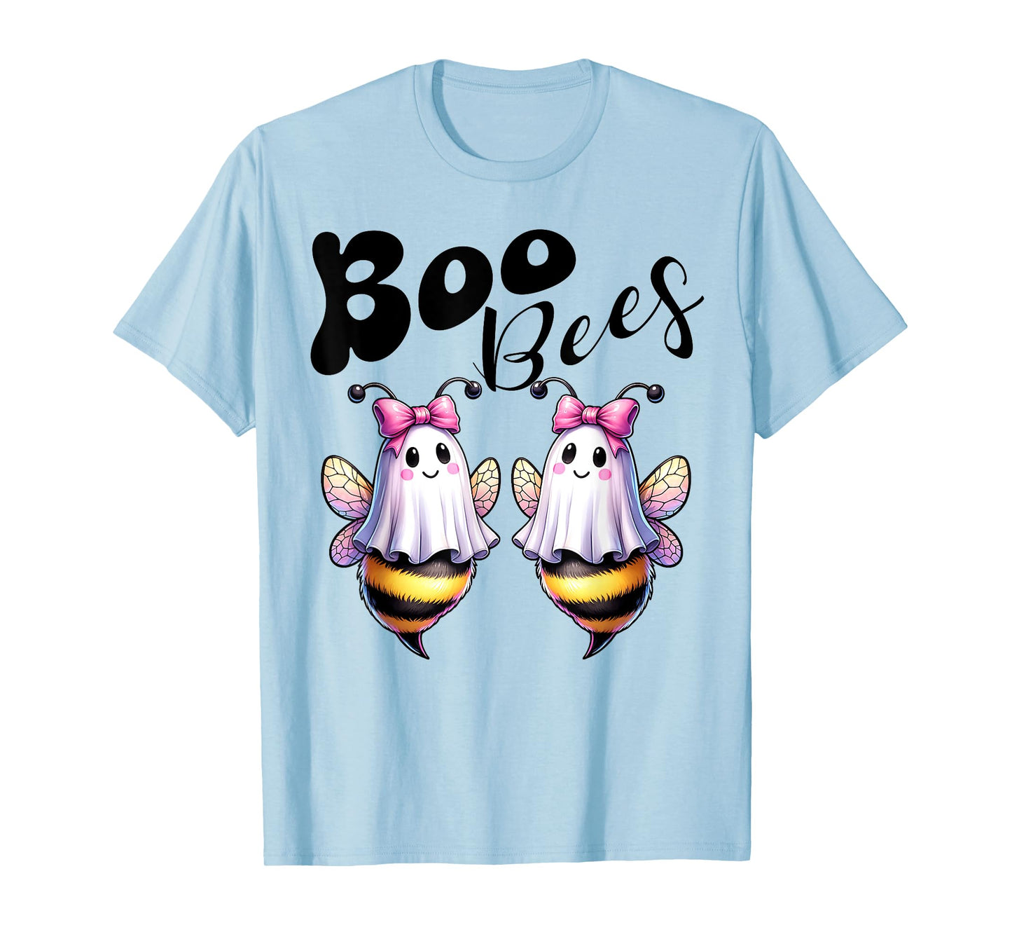 Boo Bees Ghost Bee Halloween Costume Women Funny T-Shirt