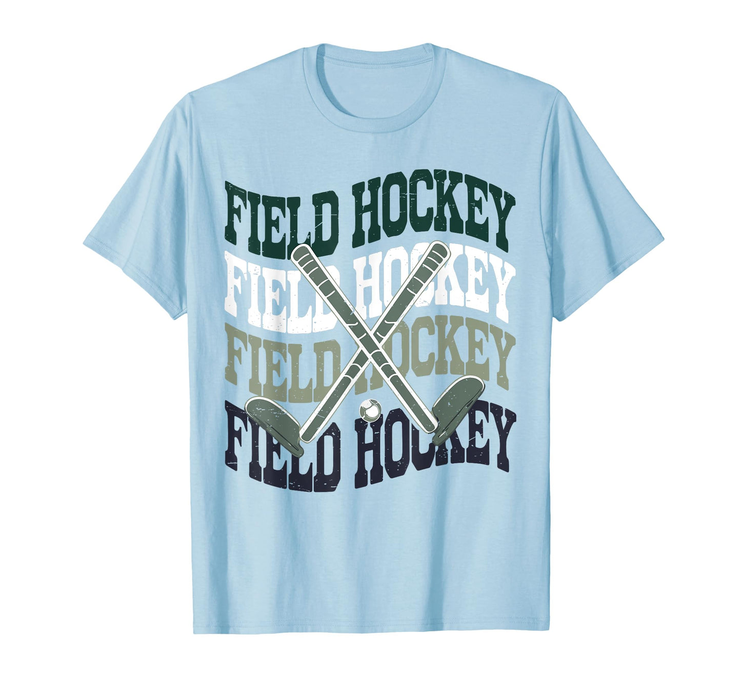 Girl Field Hockey Shirt Teen Youth Cute Sister Mom Practice T-Shirt