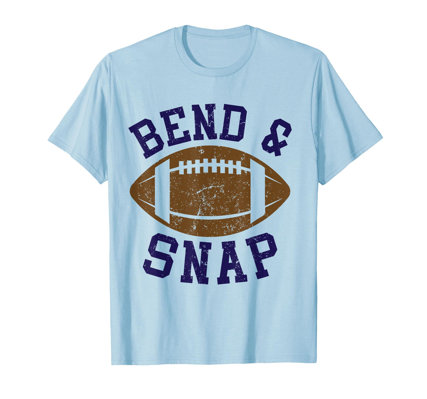 Funny Game Day Touchdown Season Cute Bend and Snap Football T-Shirt