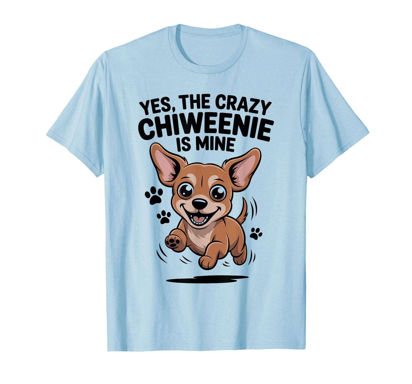 Cute Pet Small Dog Breed Lover Cartoon Style Funny Chiweenie T-Shirt