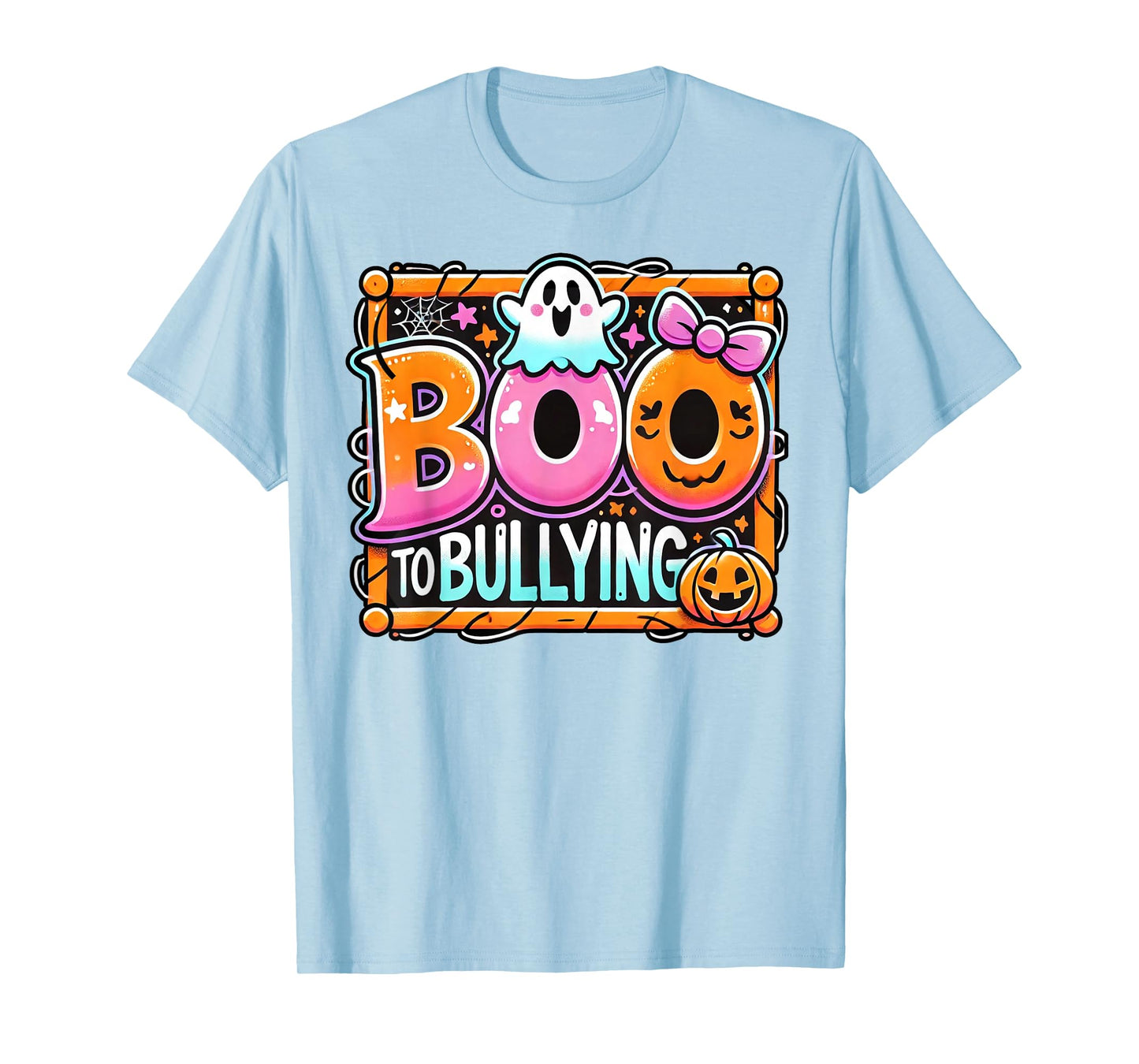 Boo To Bullying Shirt Unity Day Cute Ghost Halloween T-Shirt