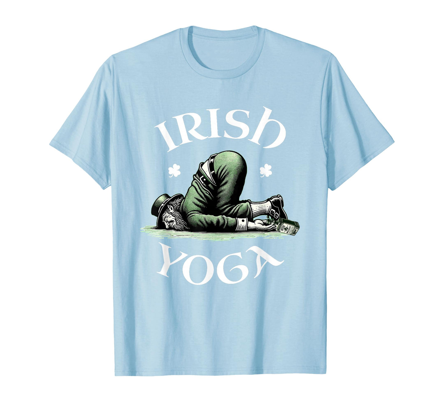 Irish Yoga Festive Green St. Paddy's Day Humor T-Shirt