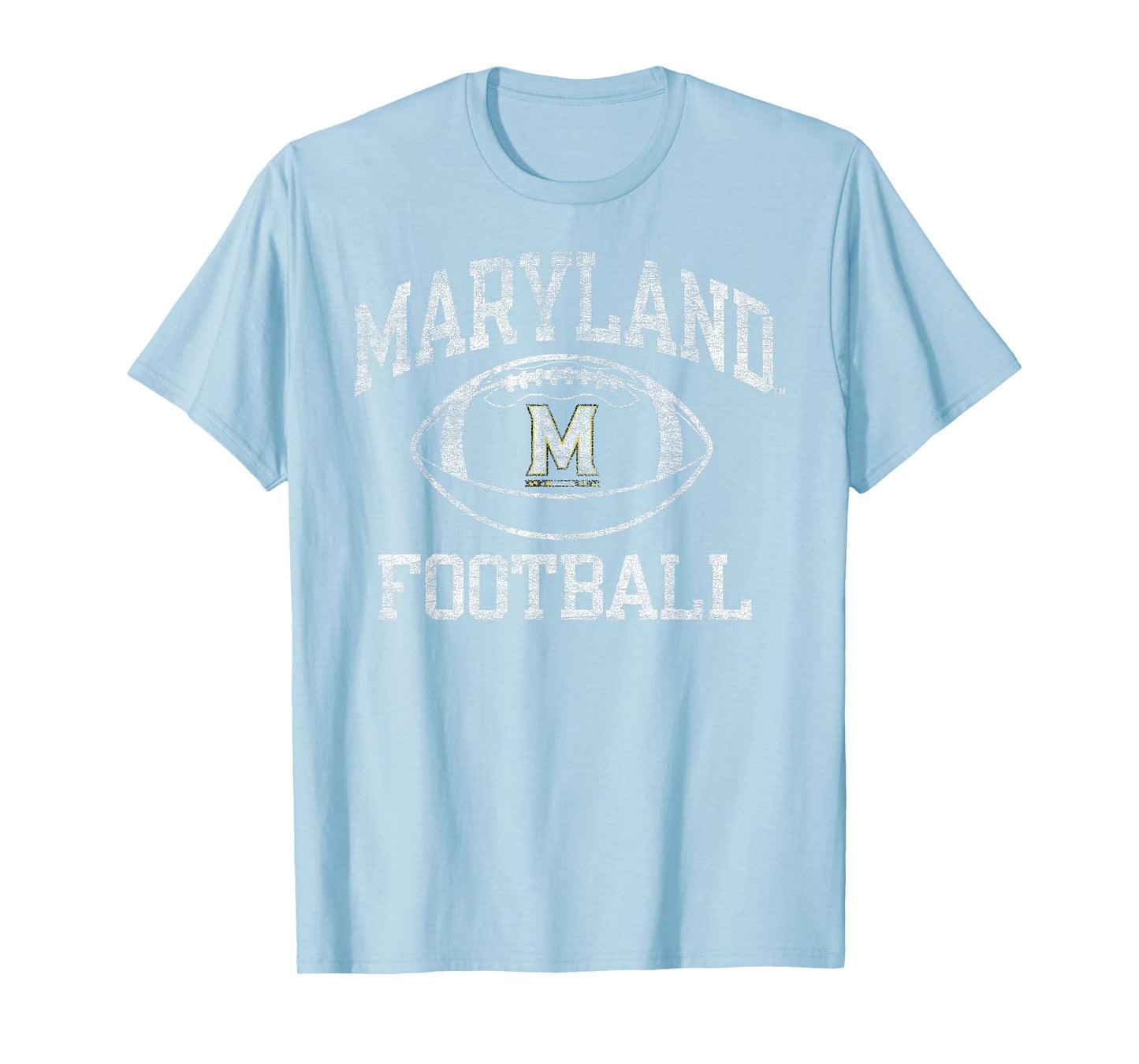 Maryland Terrapins Football Intensity Vintage Red T-Shirt