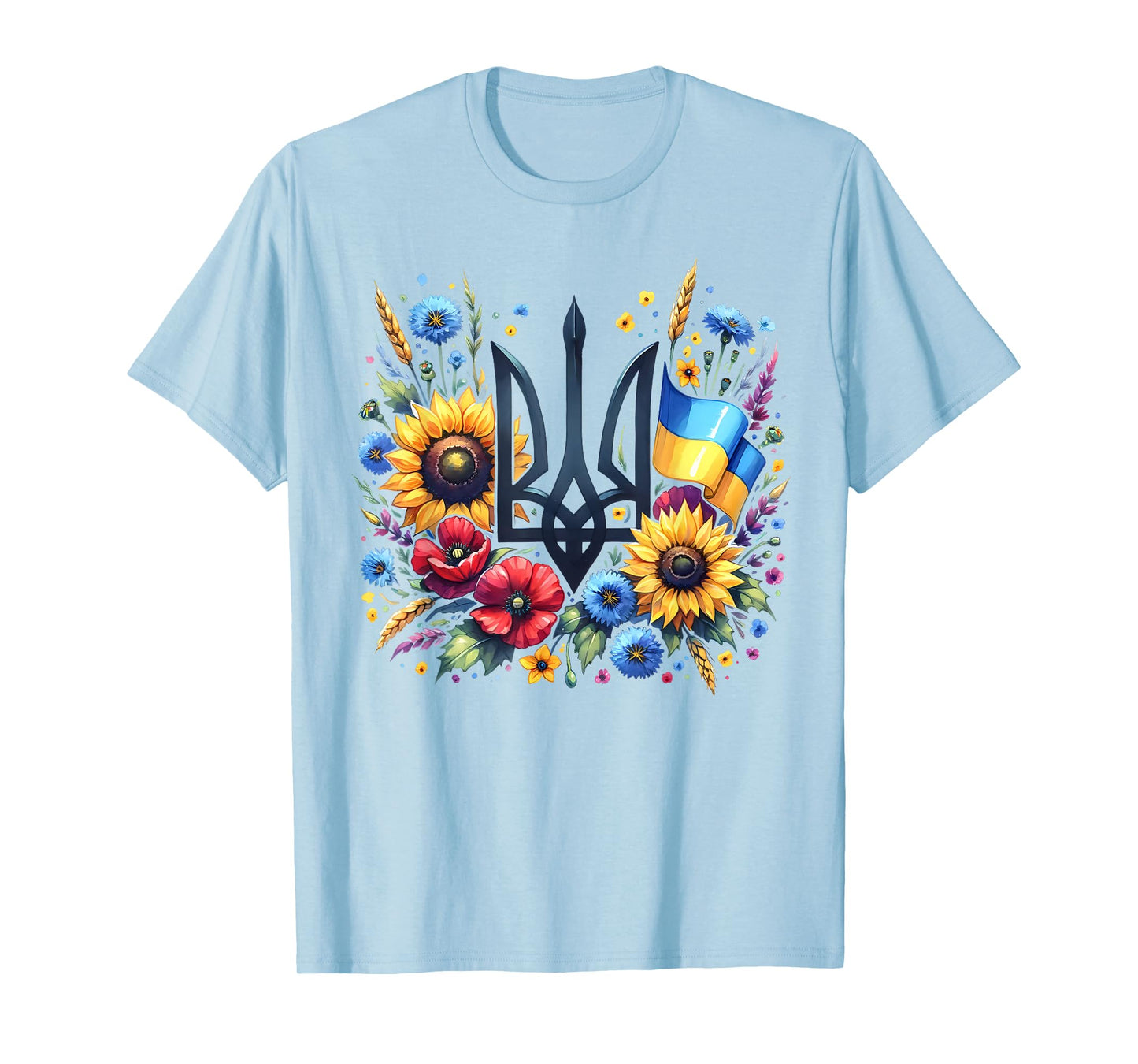 Support Ukraine, Ukrainian Trident Tryzub, Patriotic Ukraine T-Shirt