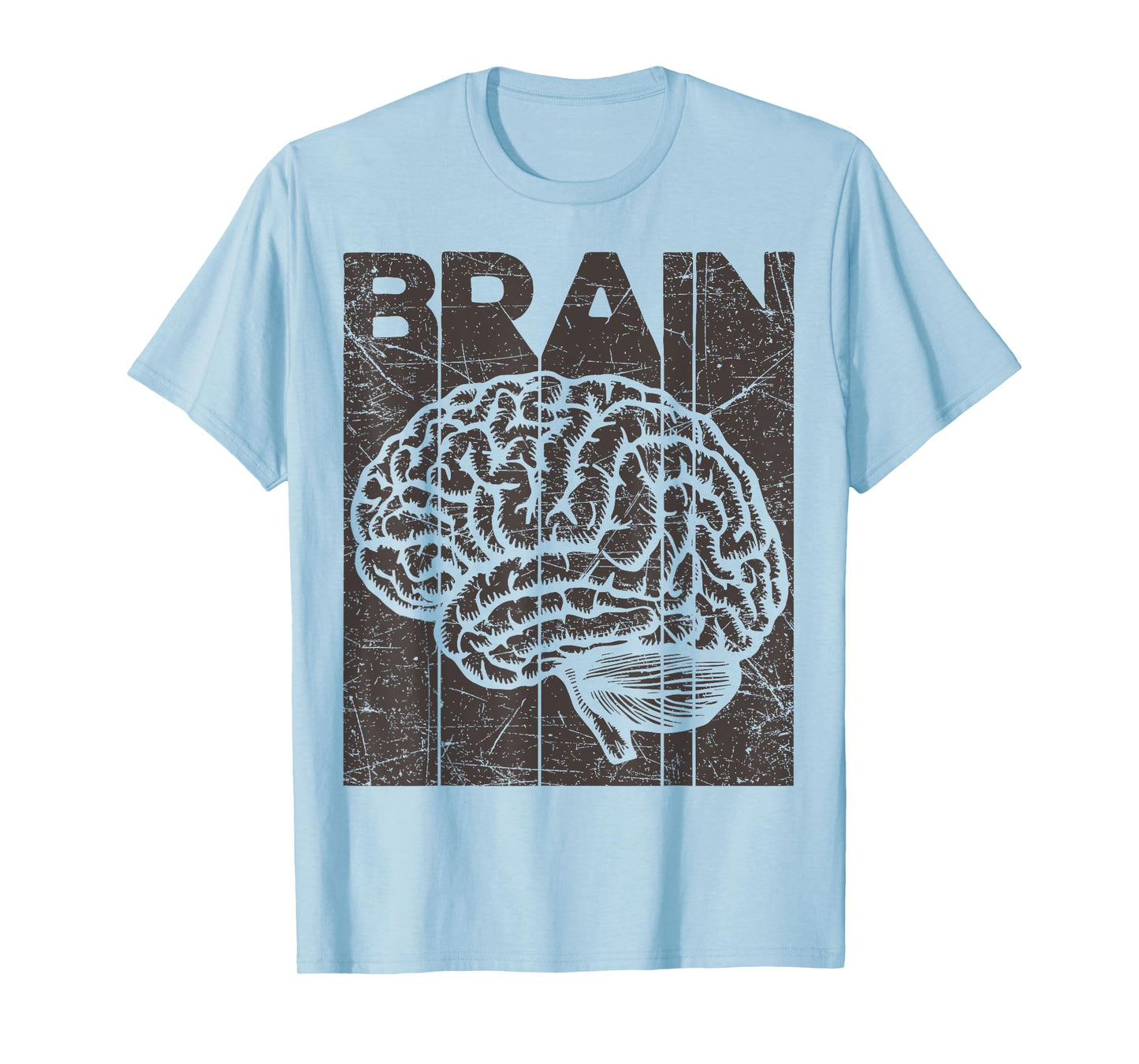 Brain Vintage Neurologist Retro Brain Section Neurology T-Shirt