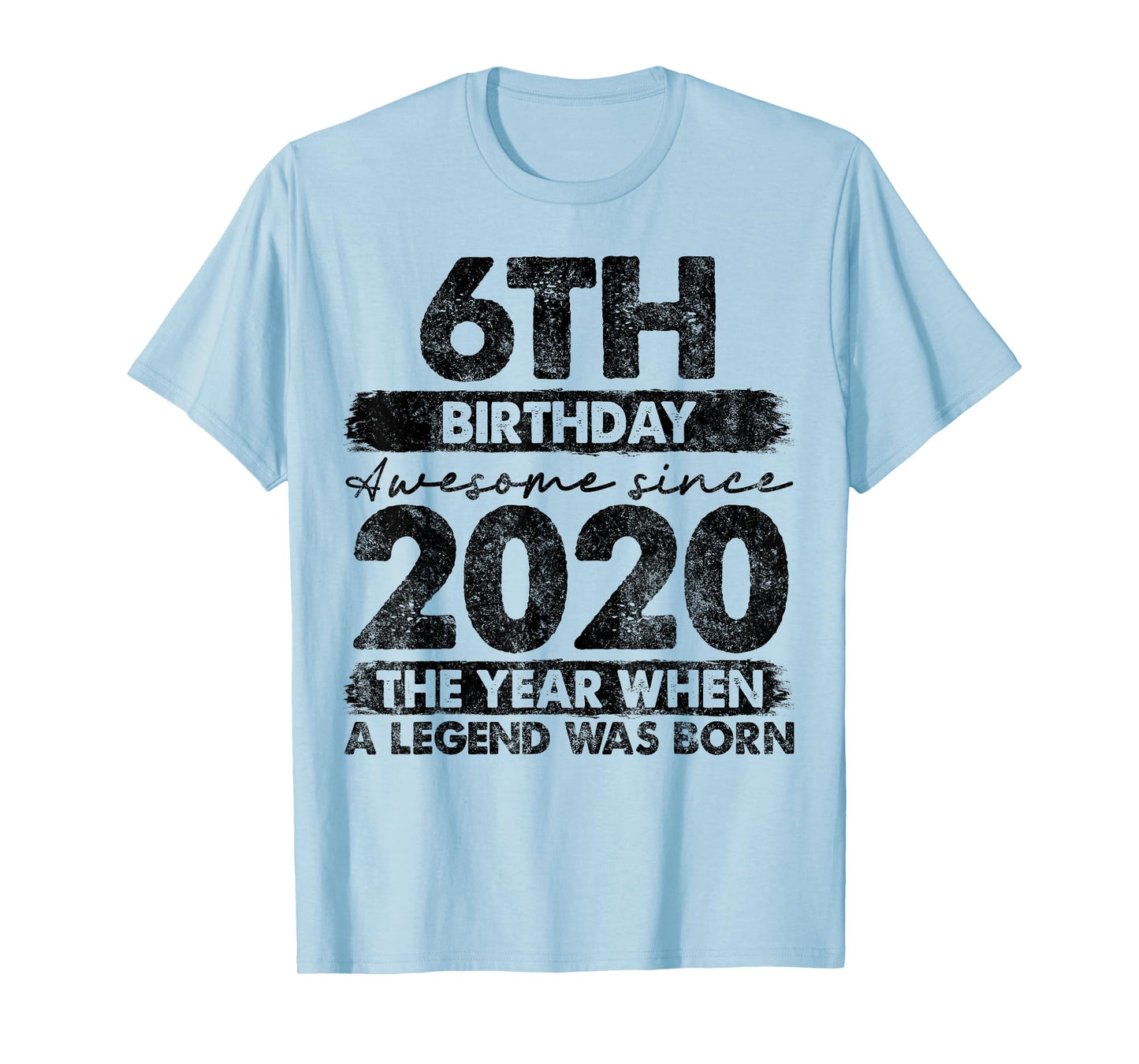 6 Year Old Gifts Vintage 2020 Limited Edition 6th Birthday T-Shirt