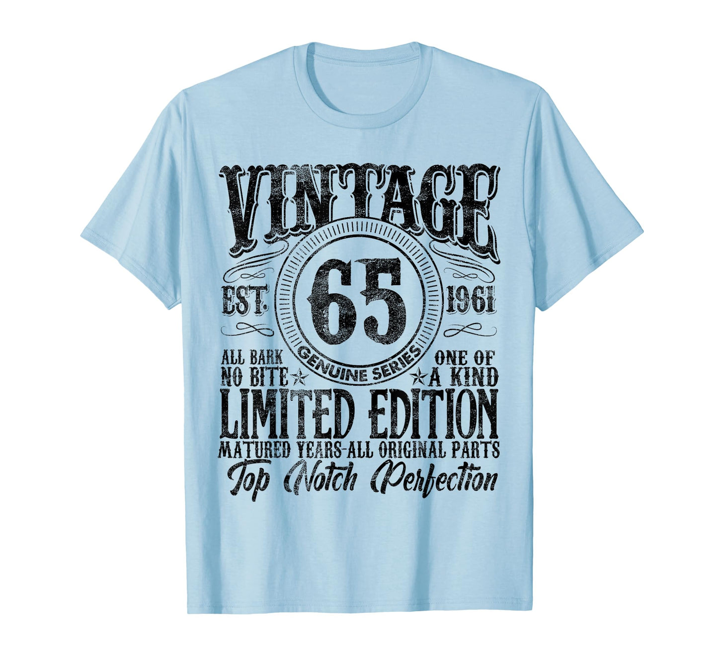 65 Year Old Gifts Vintage 1961 Limited Edition 65th Birthday T-Shirt
