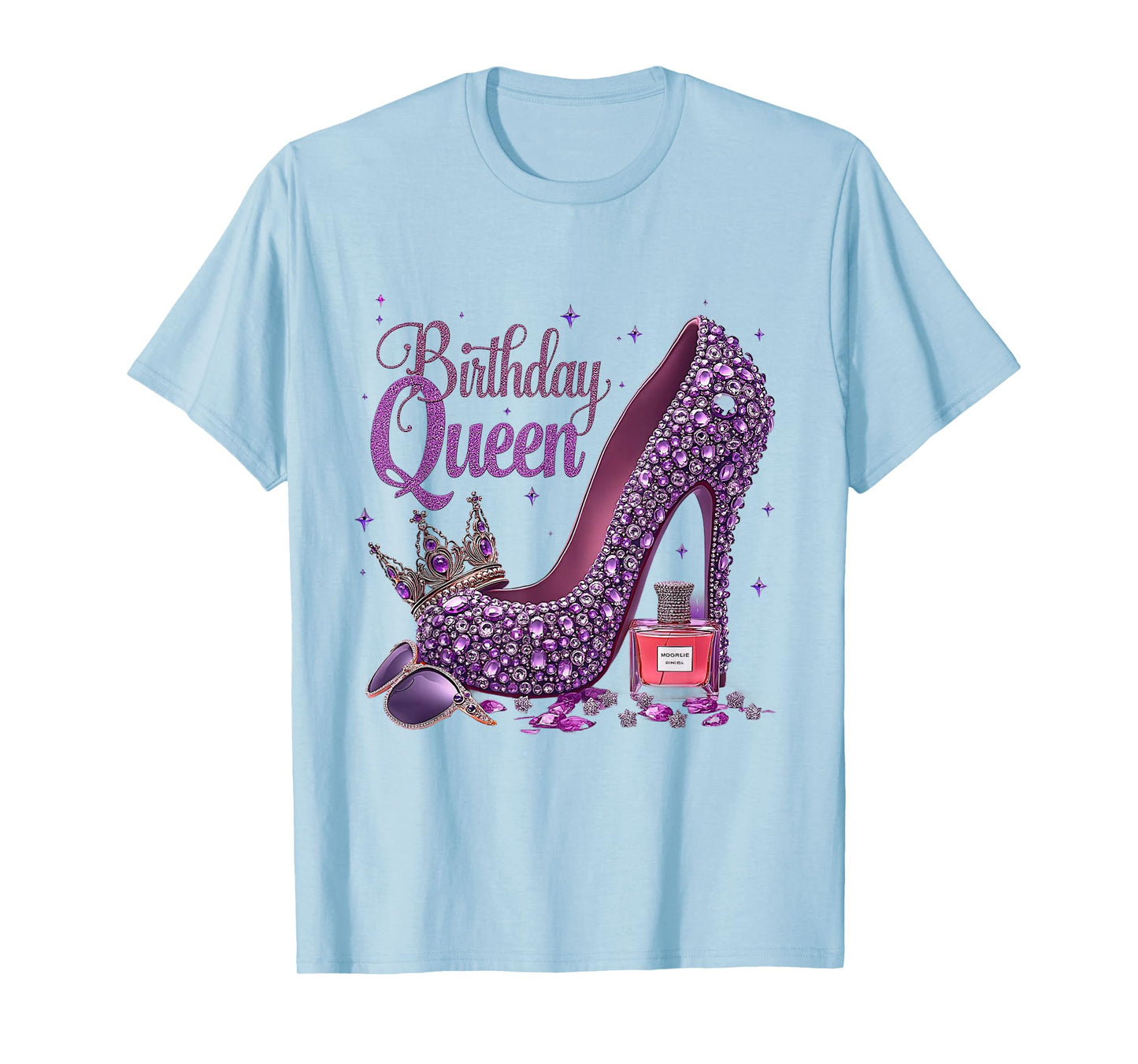 Birthday Queen Happy Birthday Party Girls Women T-Shirt