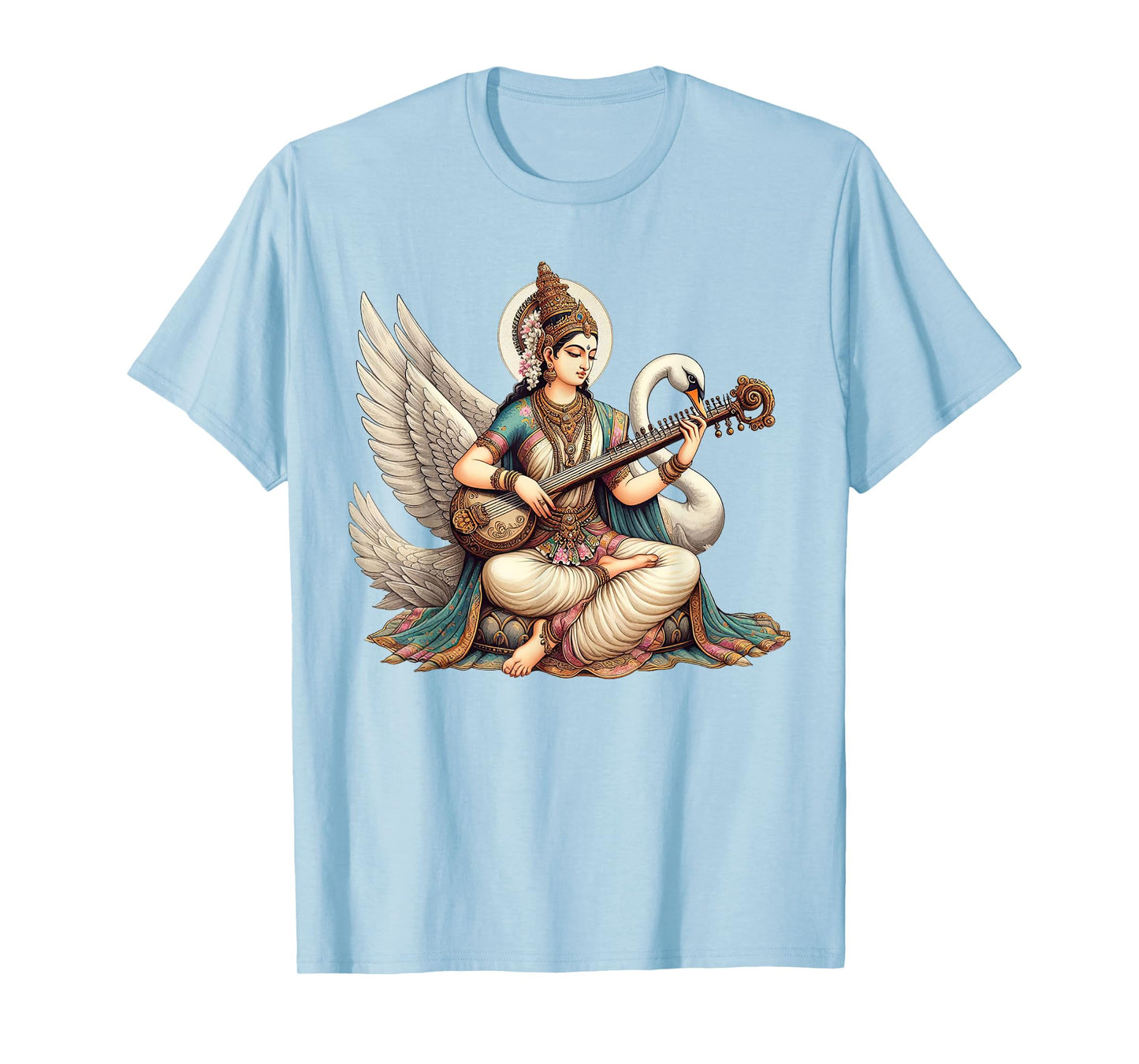 Hindu Saraswati Goddess Ancient Mythology Hinduism T-Shirt