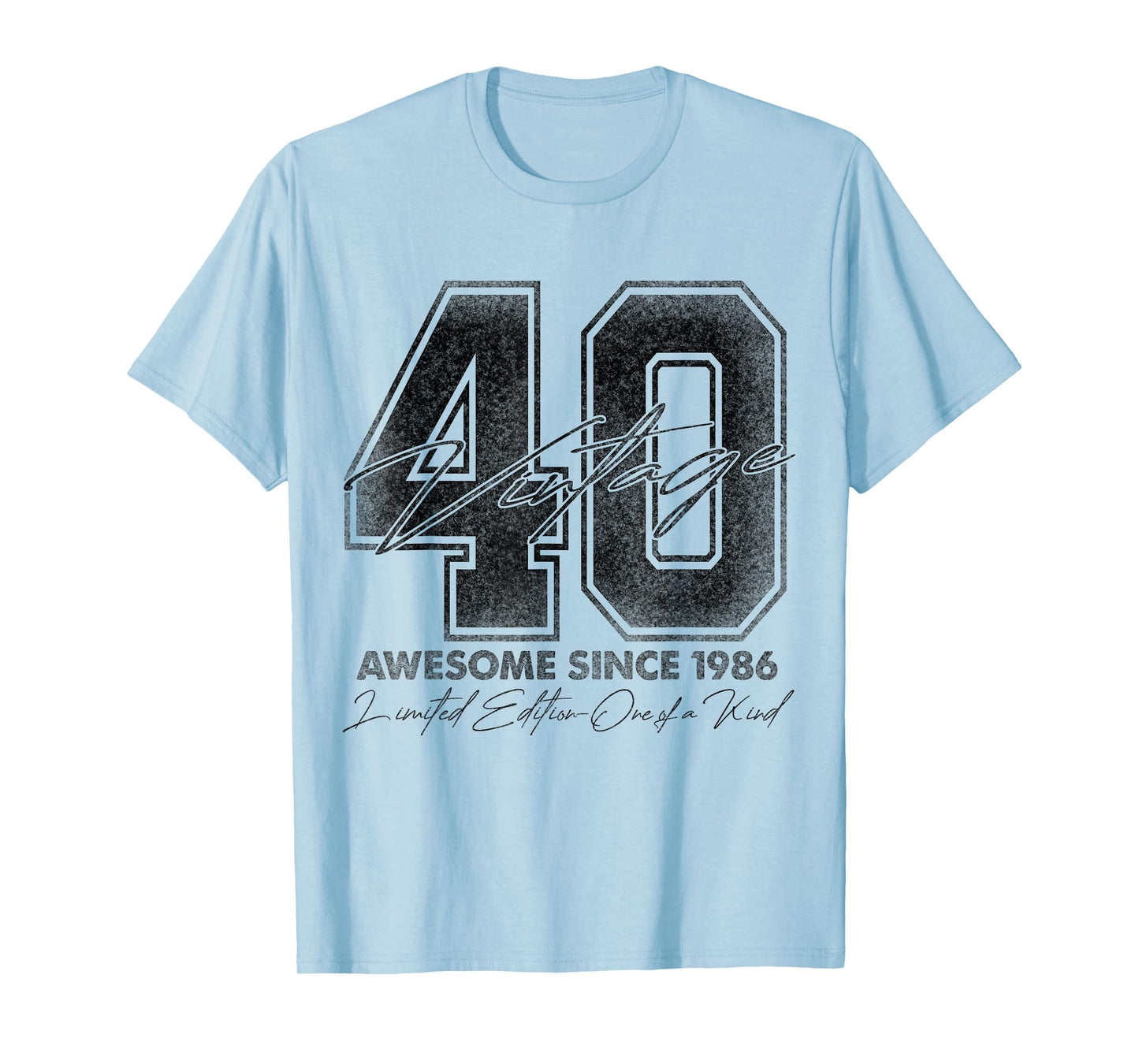 40 Year Old Gifts Vintage 1986 Limited Edition 40th Birthday T-Shirt