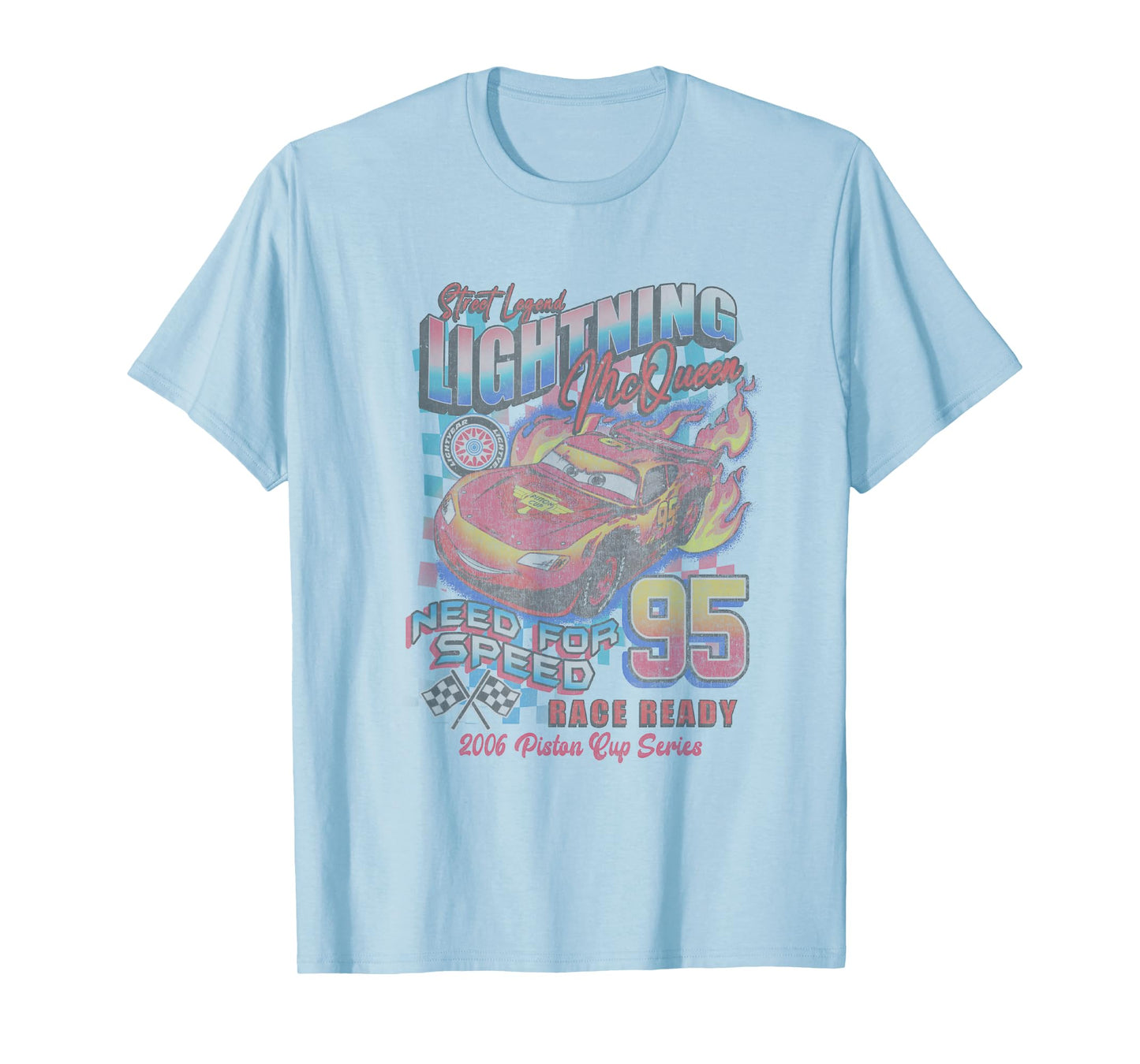 Disney Pixar Cars Lightning McQueen Street Legend T-Shirt