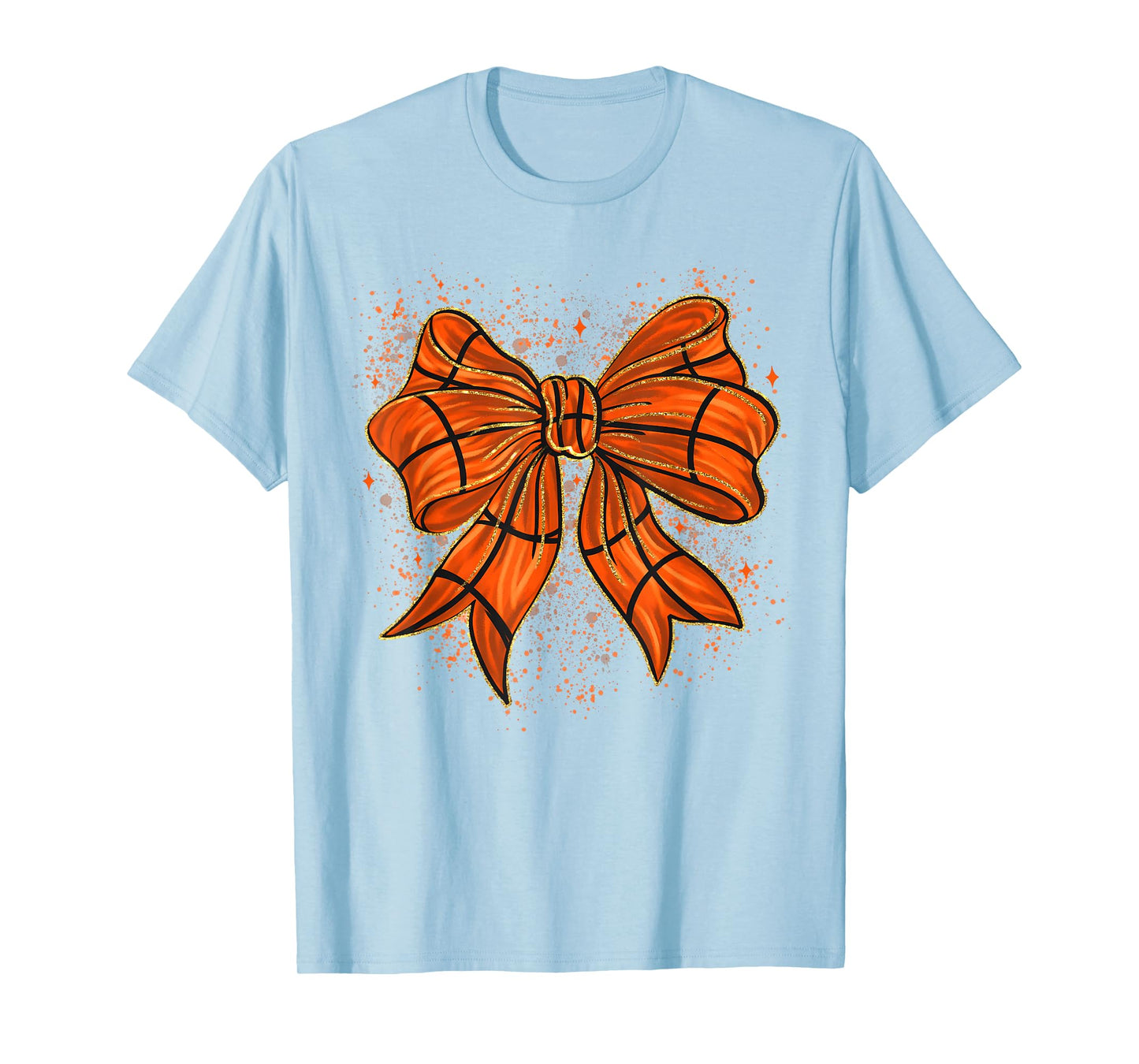 Cute Basketball Coquette Bow Basketball Bow Girls Game Day T-Shirt