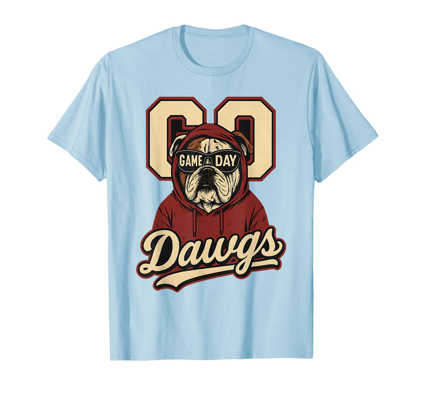 Bulldogs Graphic Go Dawg Men Women Kid Boy Girl T-Shirt