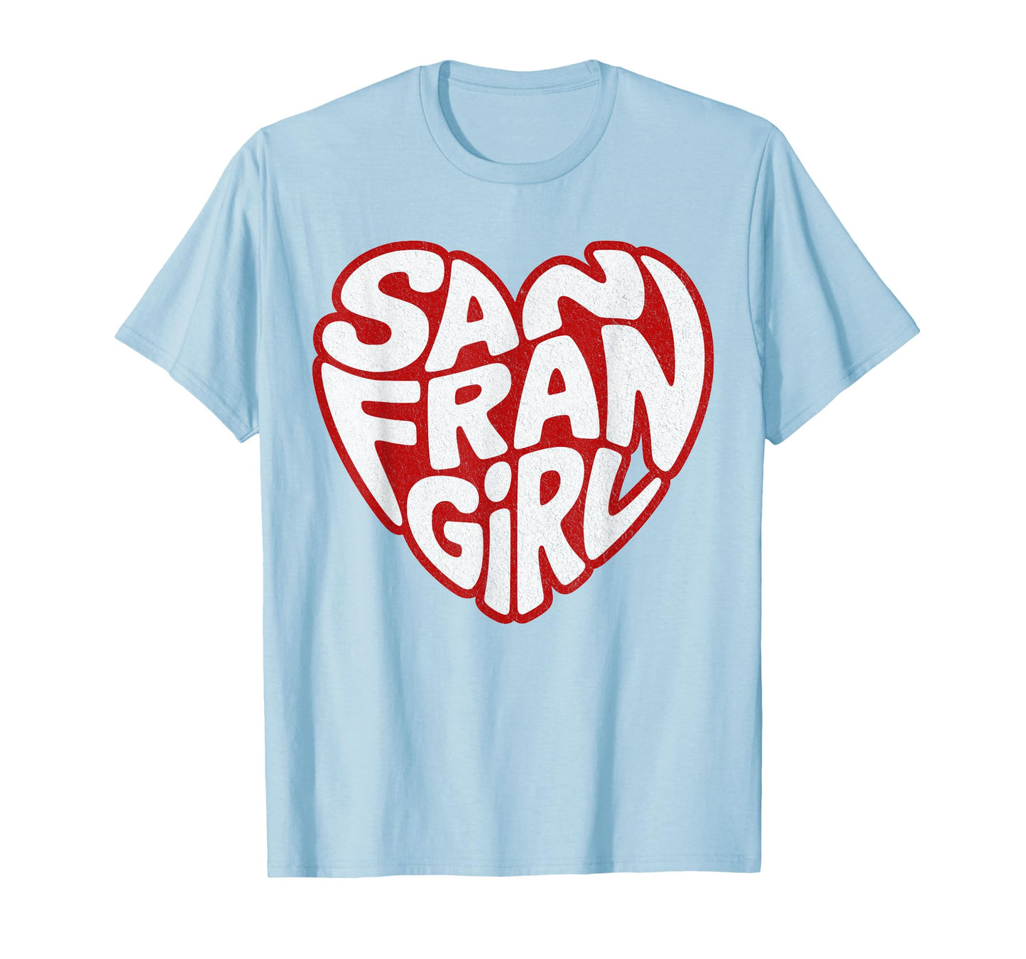 Vintage San Fran Girl Retro San Francisco Girls T-Shirt