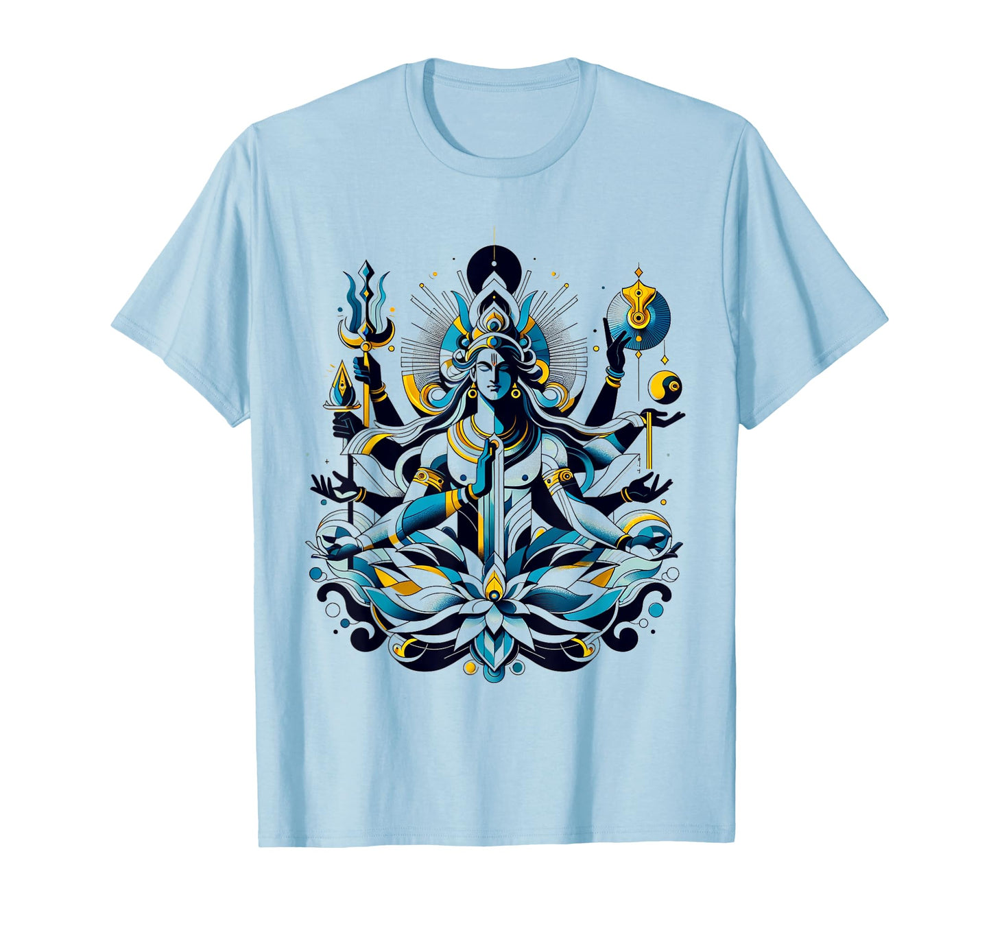 Mythothreads Hindu Mythology Gods and Goddesses Hinduism Deity Vishnu Spirituality T-Shirt