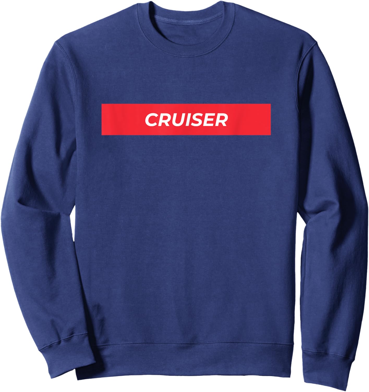 Cruiser Designer Inspired Print for Cruise Vacations Sweatshirt - Sweatshirt | Navy