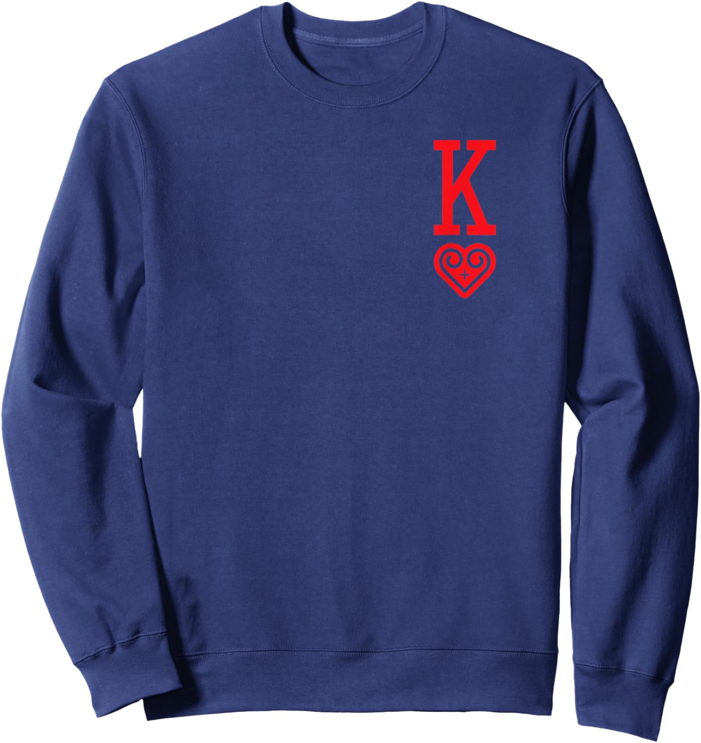 Hmong King of Heart Sweatshirt - Sweatshirt | Navy