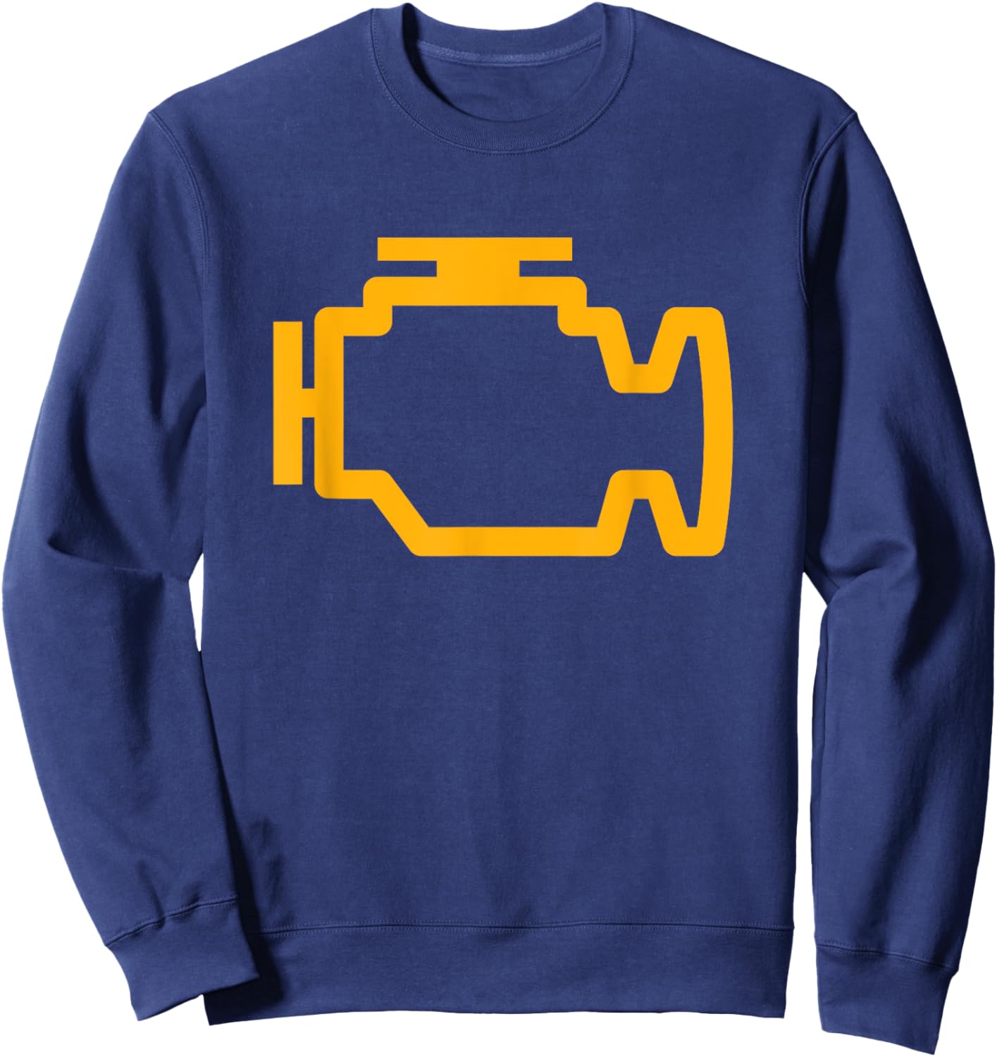 Check Engine Sweatshirt - Sweatshirt | Navy