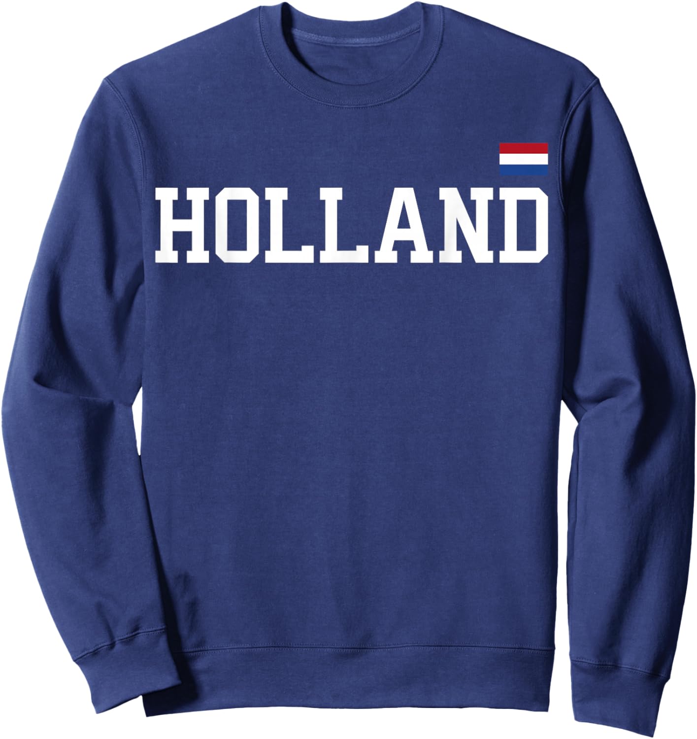 Holland Netherlands T Shirt Women Men Kids Dutch Flag Orange Sweatshirt - Sweatshirt | Navy