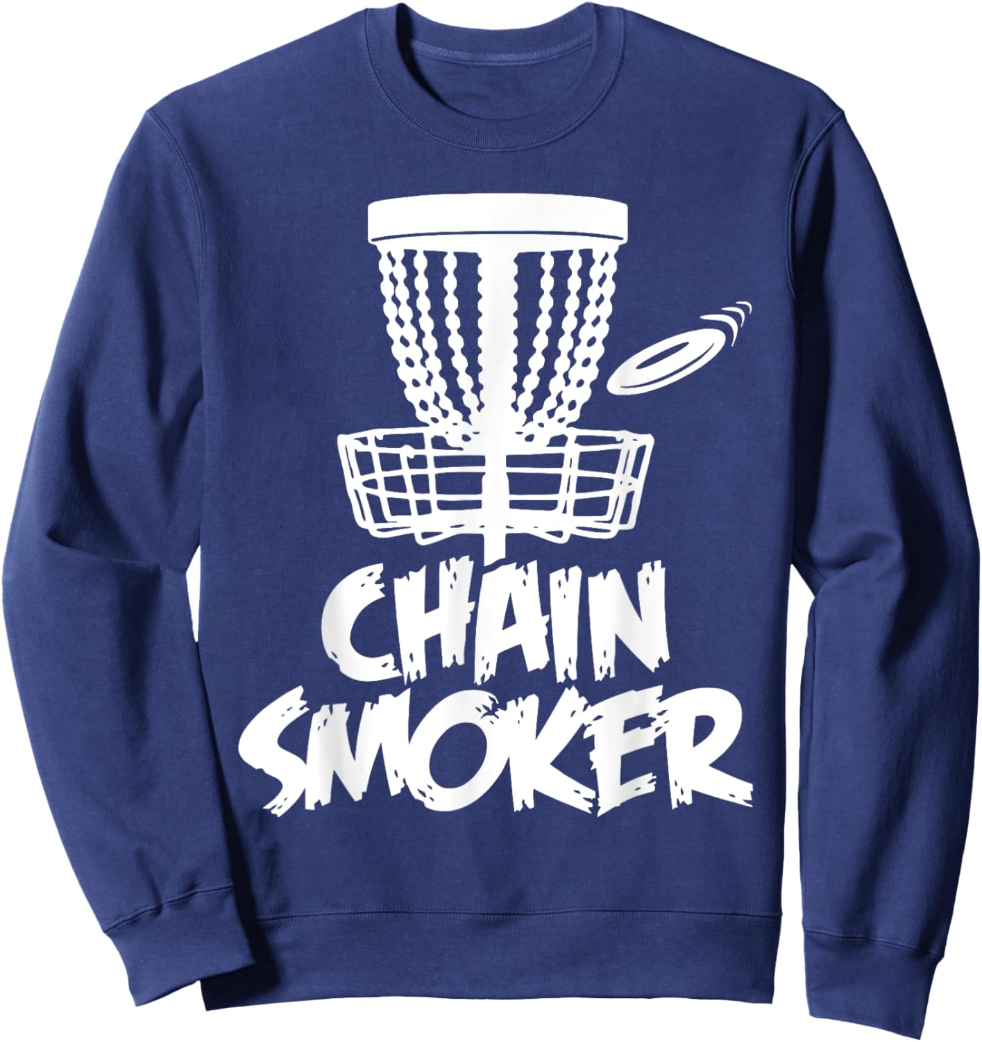 Chain Smoker Disc Golf Sweatshirt - Sweatshirt | Navy