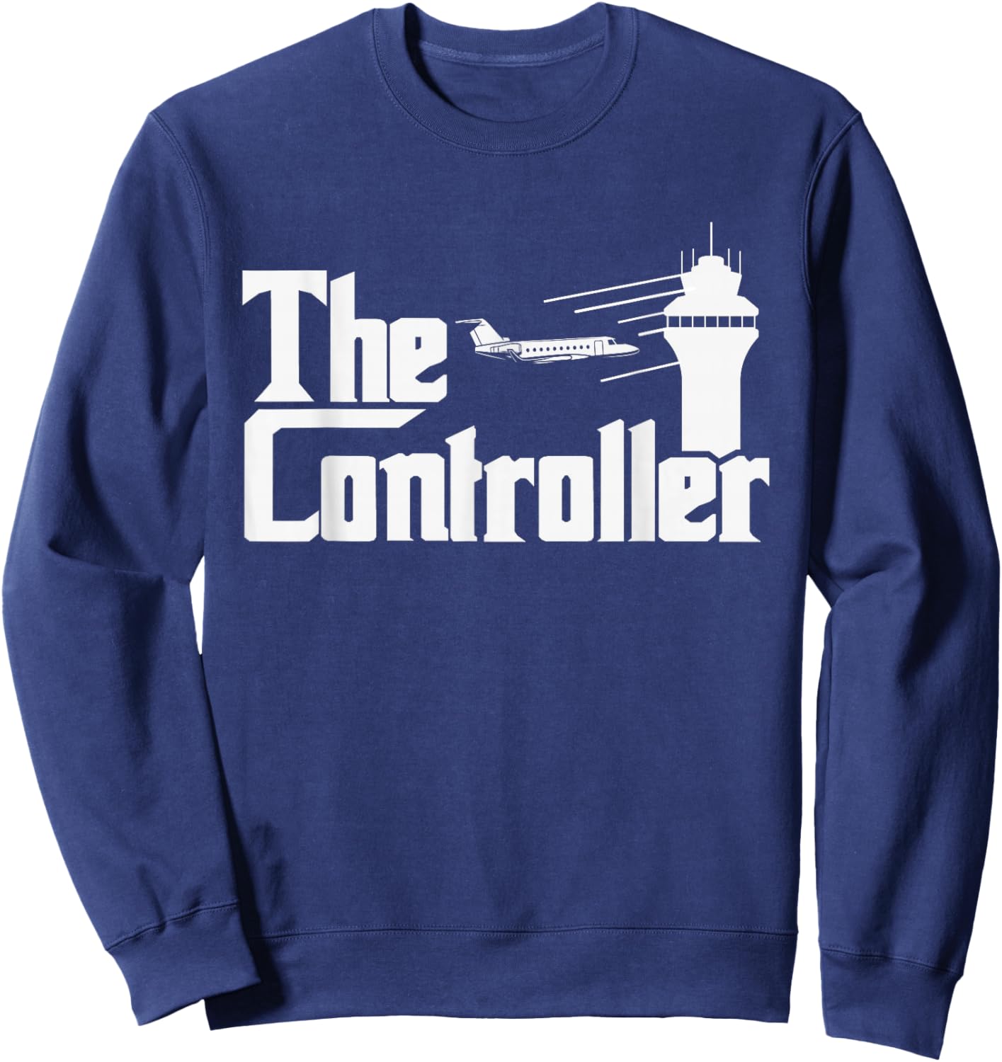 The Controller - Air Traffic Control Aircraft ATC Airfield Sweatshirt - Sweatshirt | Navy