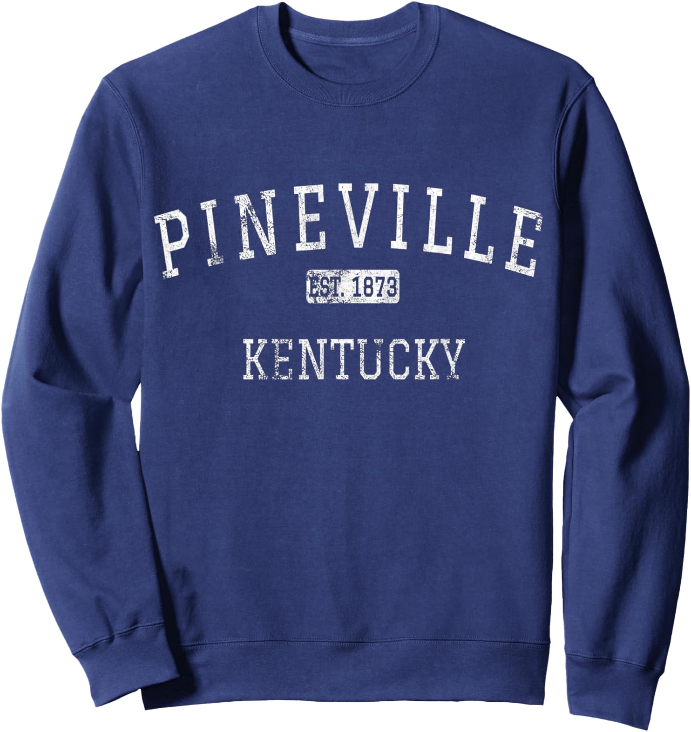 Pineville Kentucky KY Vintage Sweatshirt - Sweatshirt | Navy