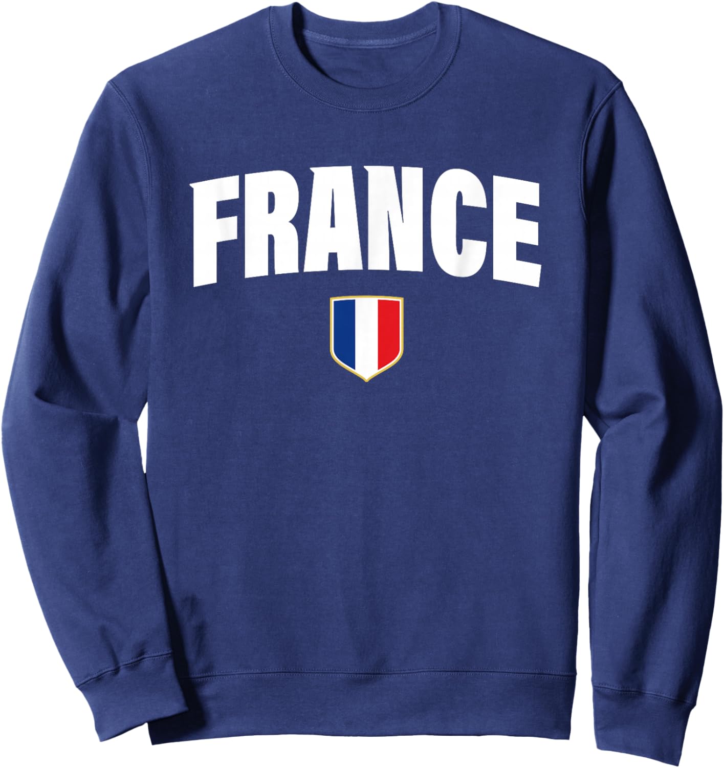 France Shirt Retro French Flag Vintage boys & girls Souvenir Sweatshirt - Sweatshirt | Navy