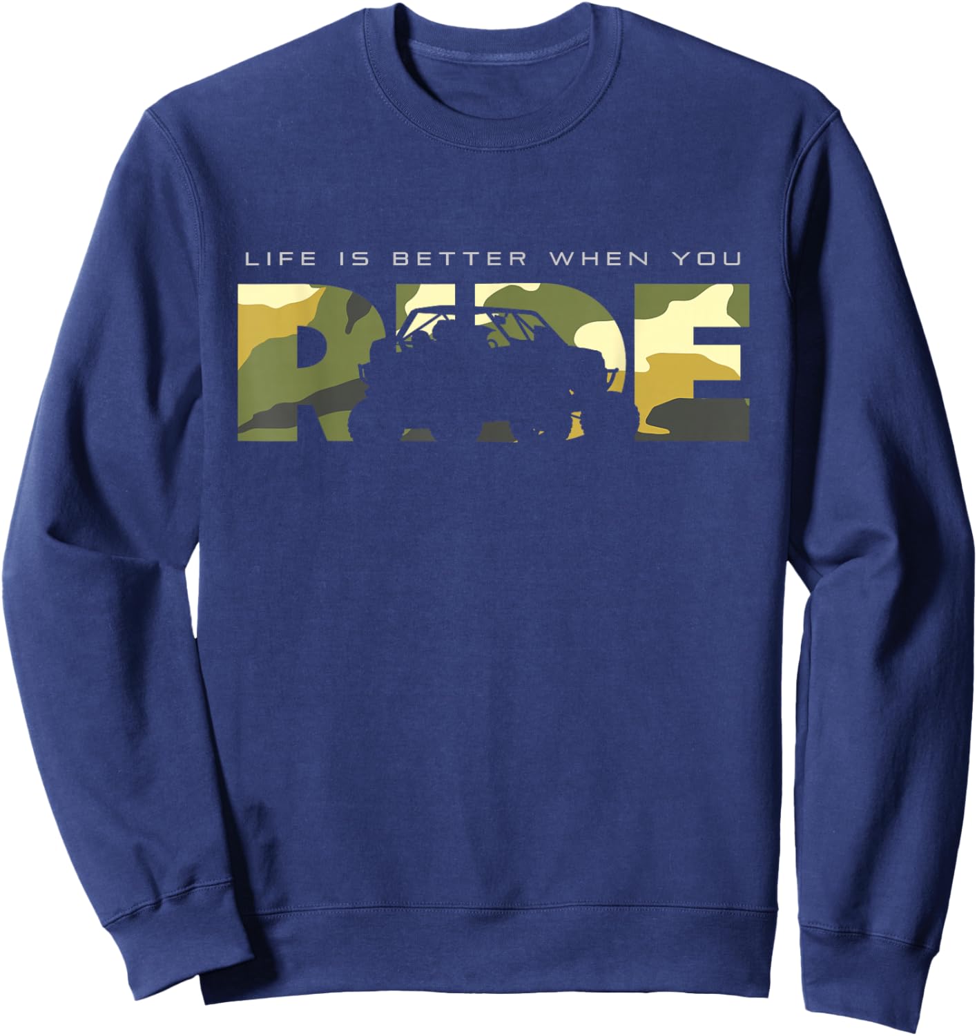 Off Road Quad ATV Apparel - Off Road Quad ATV Sweatshirt - Sweatshirt | Navy