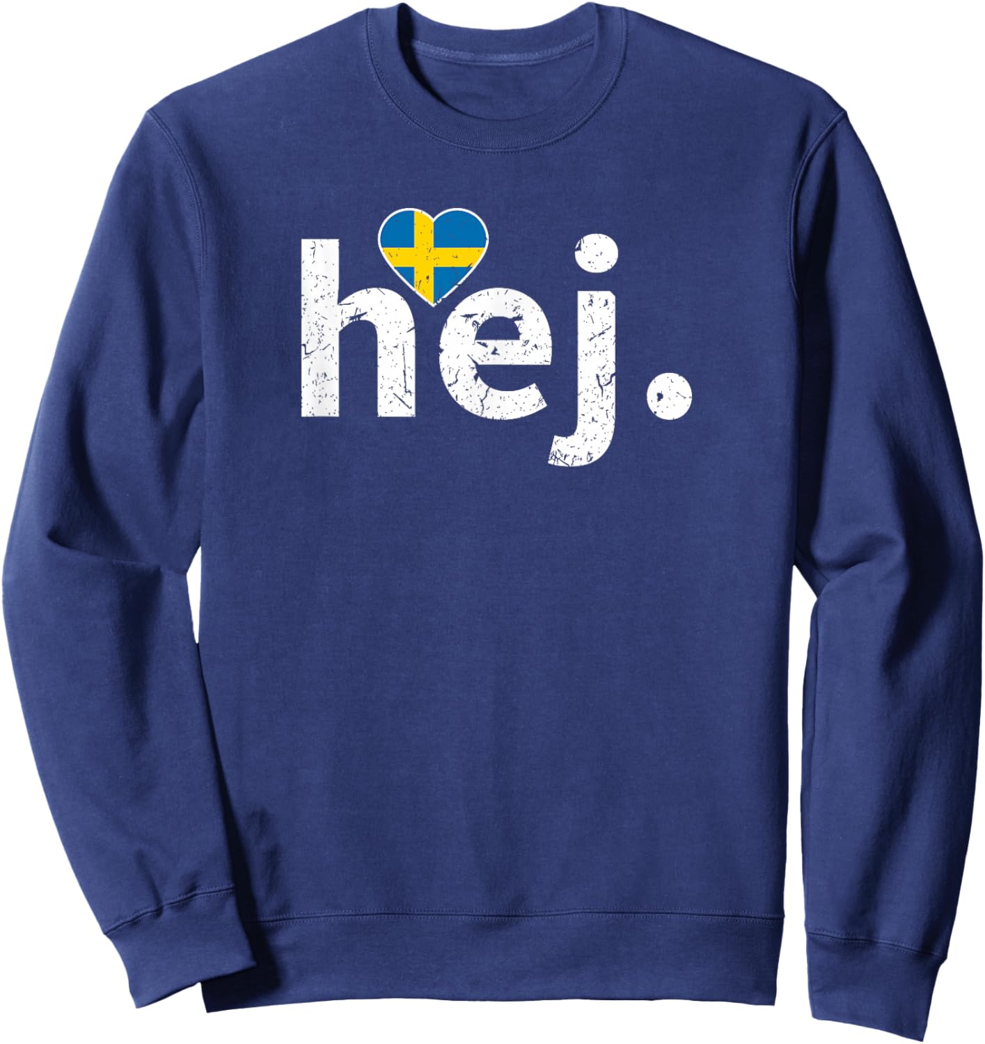 Hej Swedish Sweatshirt - Sweatshirt | Navy