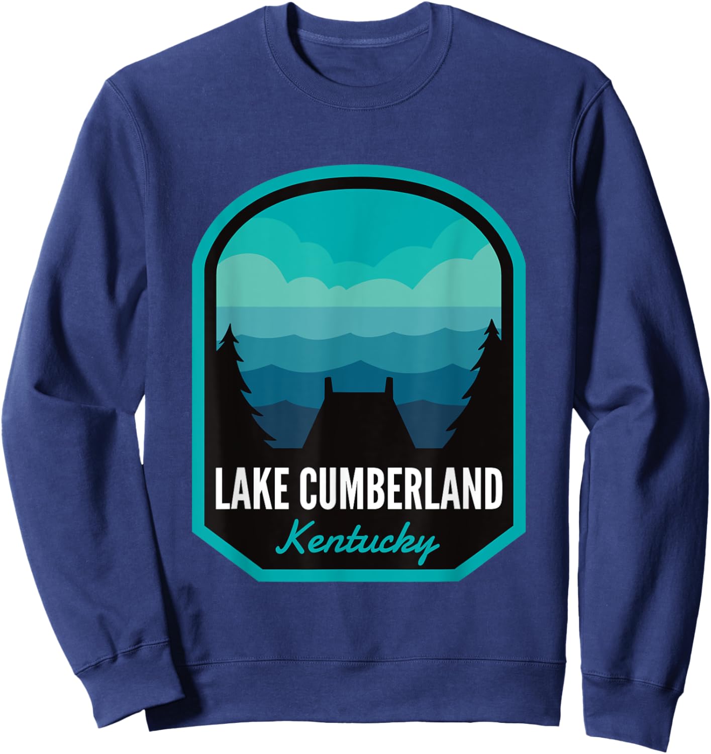 Lake Cumberland Kentucky Summer Sweatshirt - Sweatshirt | Navy
