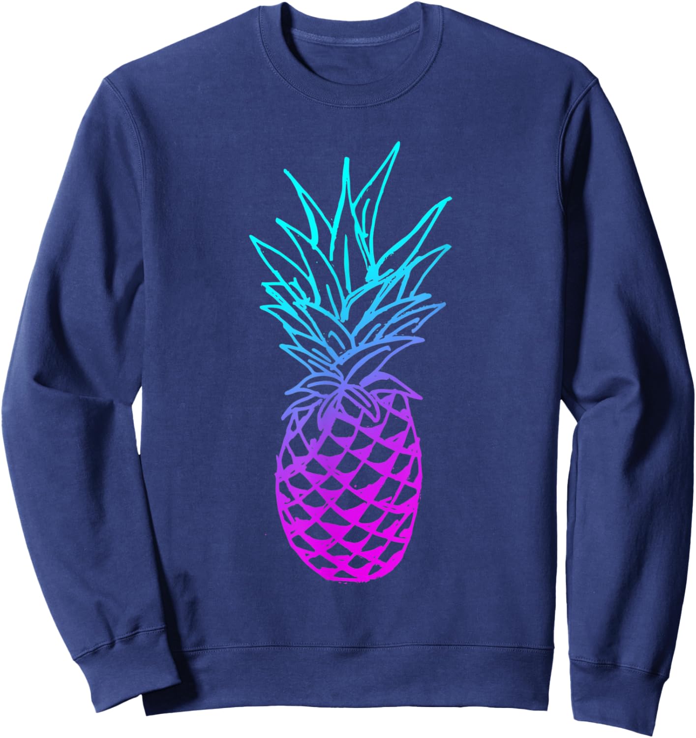 Pineapple Glow Sweatshirt - Sweatshirt | Navy