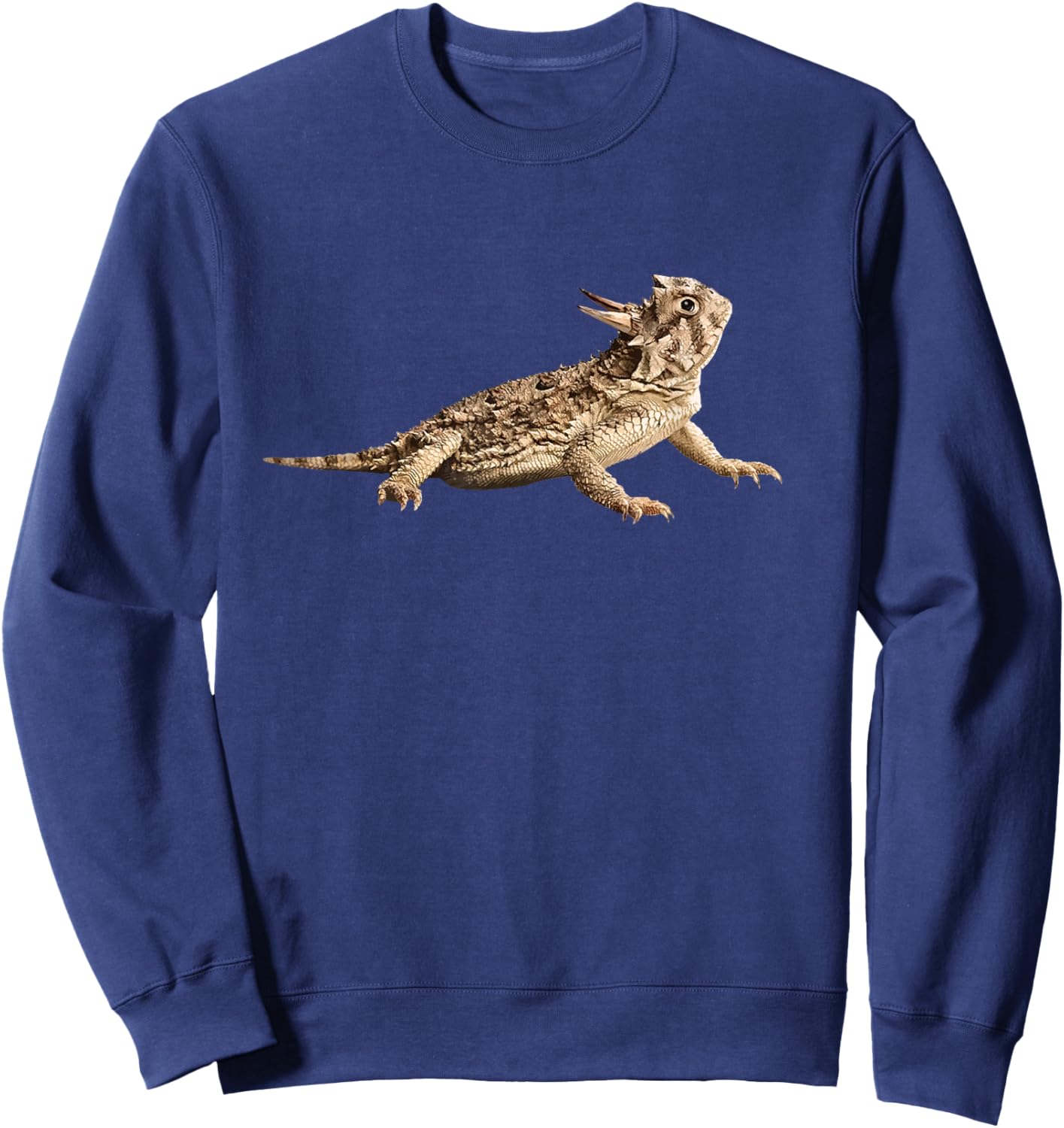 Horned Toad Portrait Sweatshirt - Sweatshirt | Navy
