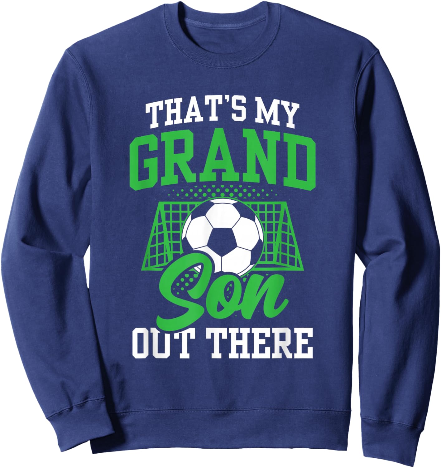 Das Ist Mein Enkel Da Draußen Football Athlete Sport Hobby Sweatshirt - Sweatshirt | Navy