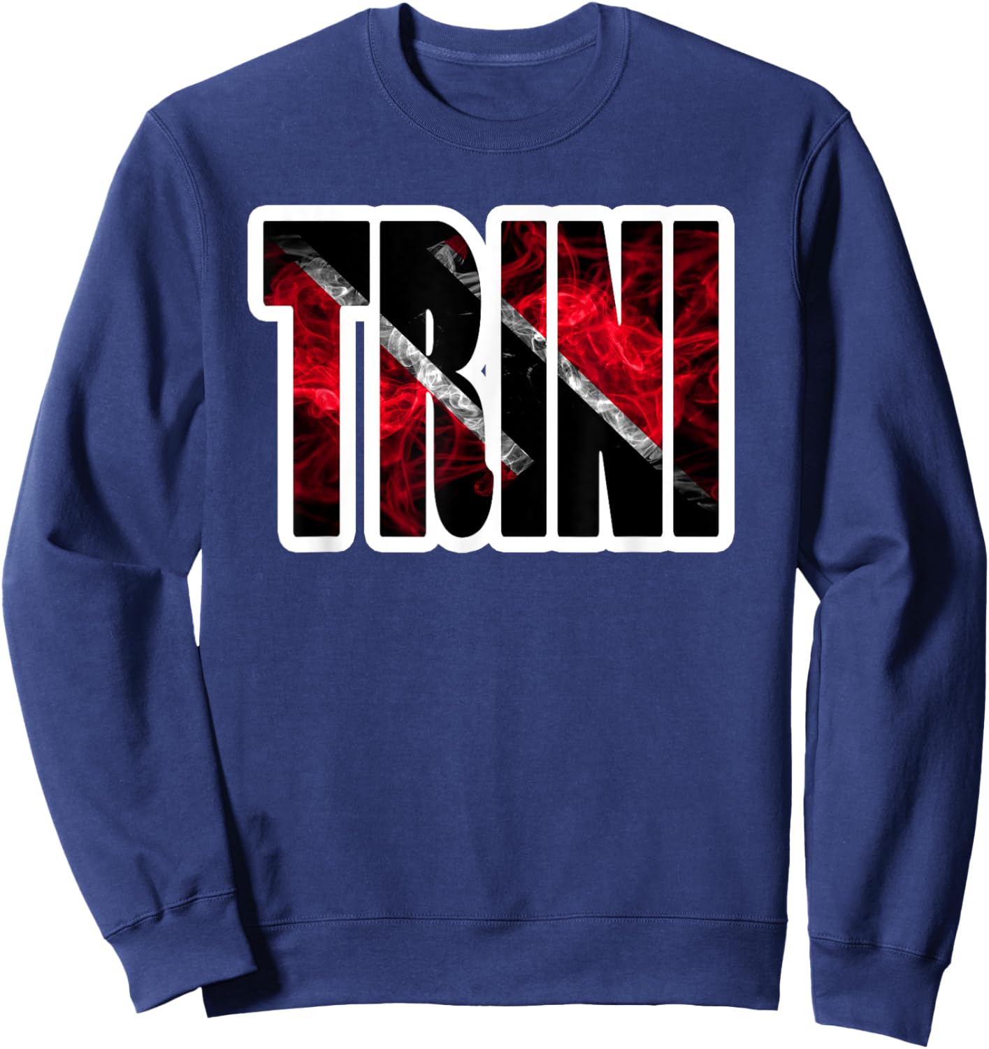 Trinidad Flag Carnival Soca Trini Fete Trinidad and Tobago Sweatshirt - Sweatshirt | Navy