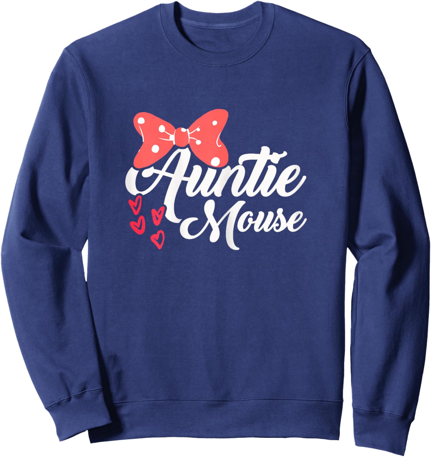 Cute Auntie Mouse | Niece Nephew | Aunt Sweatshirt - Sweatshirt | Navy