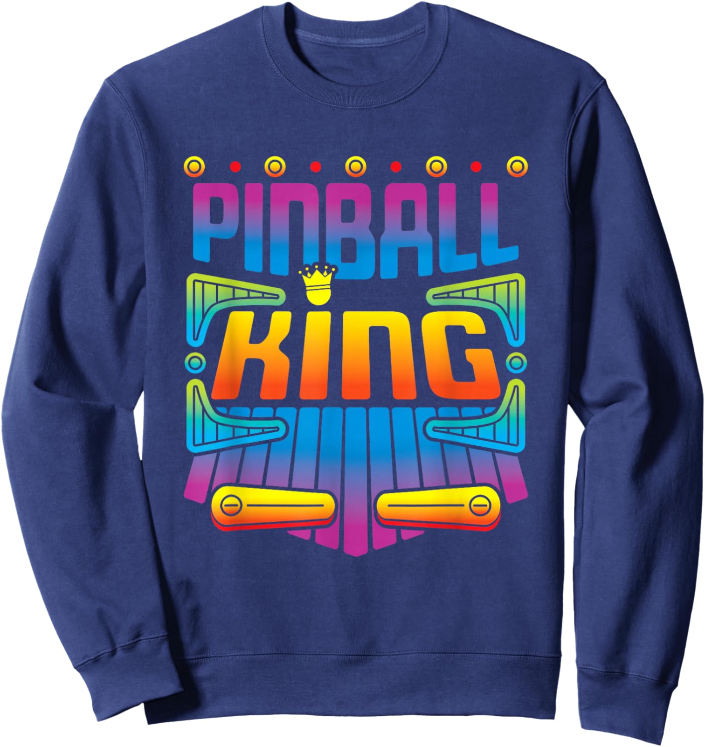 Pinball Machine King Men Boys Sweatshirt - Sweatshirt | Navy