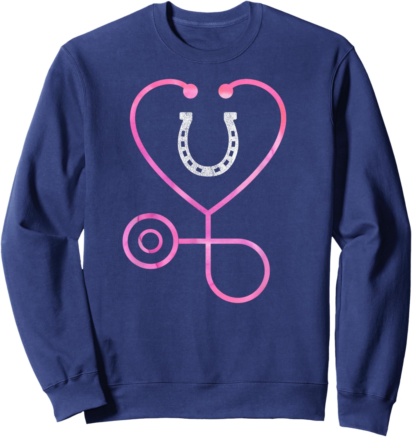Equine Vet Tech Veterinarian Veterinary Medicine Sweatshirt - Sweatshirt | Navy