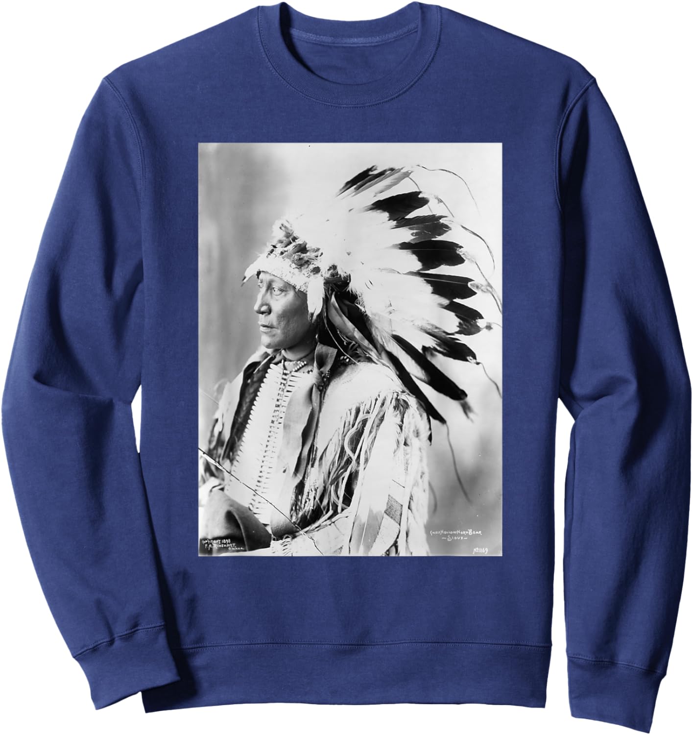 Chief Hollow Horn Bear Sweatshirt - Sweatshirt | Navy