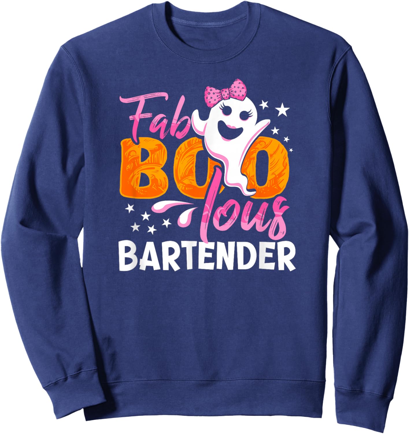 Bartender Halloween Fab BOO Lous Sweatshirt - Sweatshirt | Navy