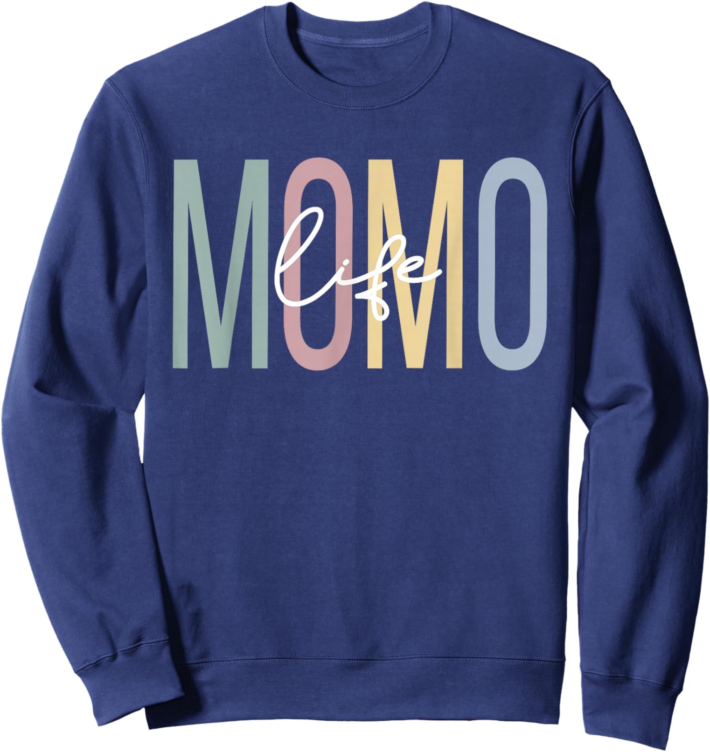 Momo Life Momo Grandma Boho Momo Grandmother Sweatshirt - Sweatshirt | Navy