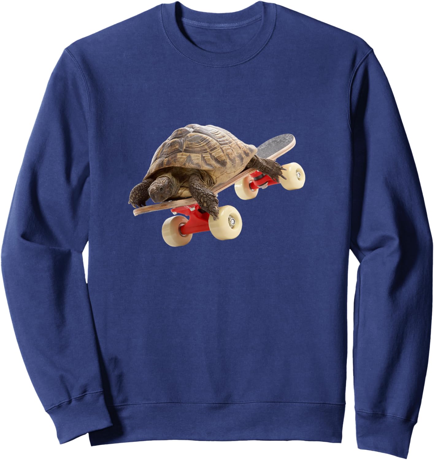 Turtle on Skateboard Sweatshirt - Sweatshirt | Navy