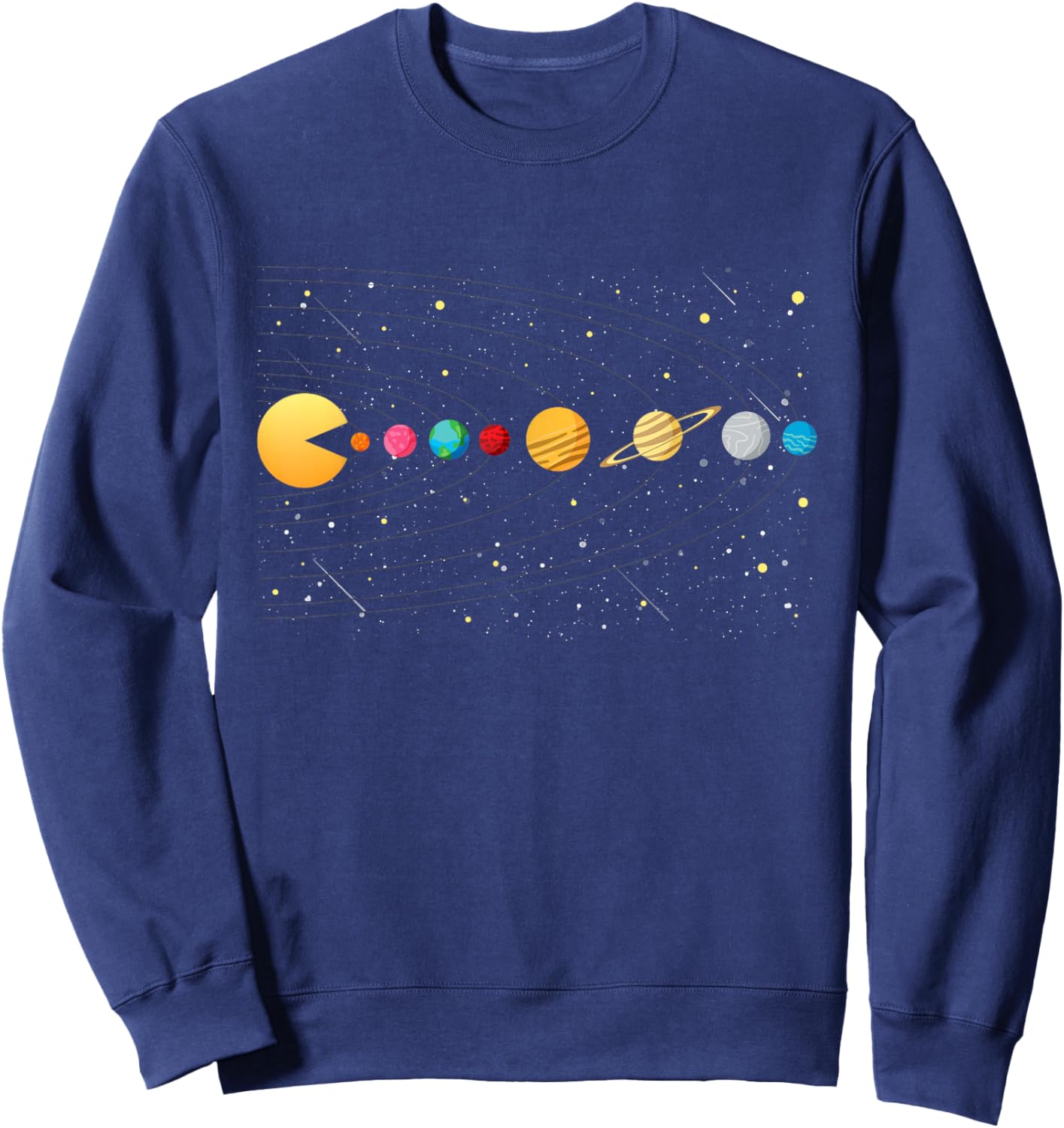 Funny Solar System - Astronauts Space Video Games Sweatshirt - Sweatshirt | Navy