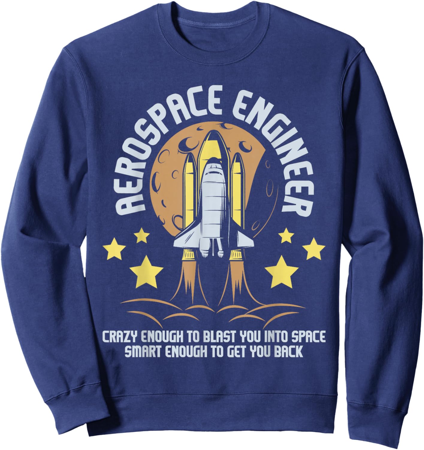 Aerospace Engineer - Aeronautical Engineering Spacecrafts Sweatshirt - Sweatshirt | Navy