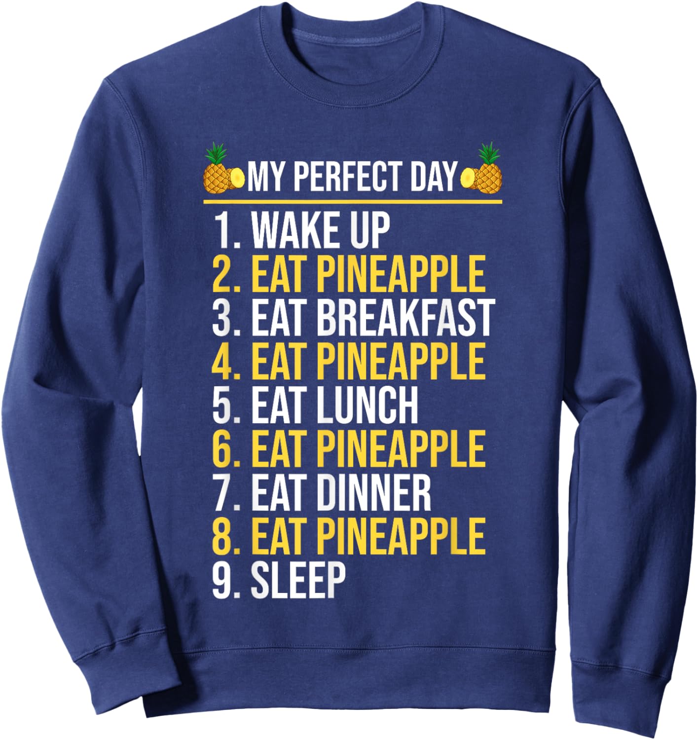 Pineapple Sweatshirt - Sweatshirt | Navy