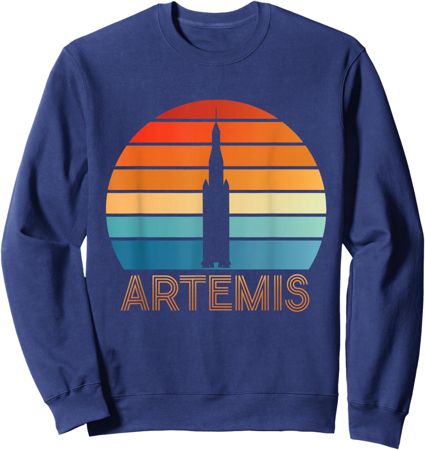 Artemis - Moon Mars and Beyond Space Exploration Sweatshirt - Sweatshirt | Navy