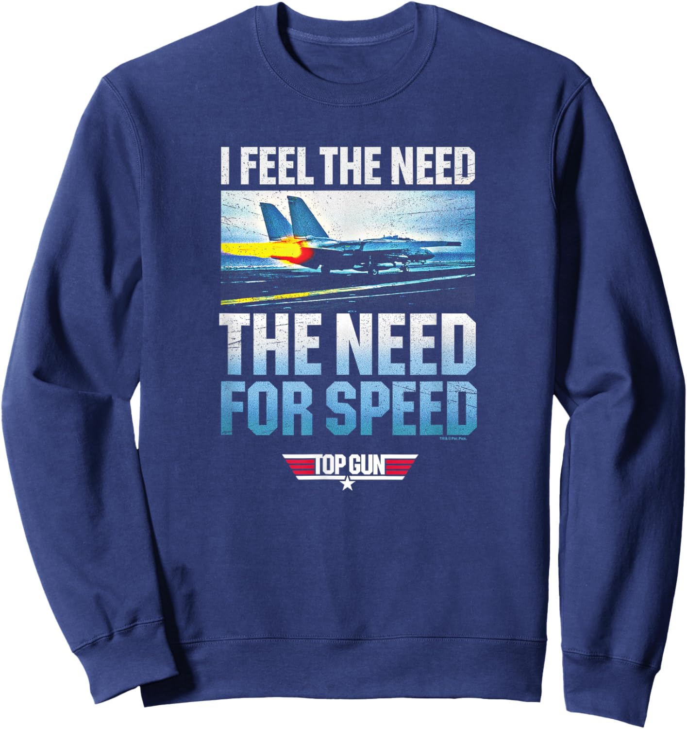 Top Gun - I Feel The Need The Need for Speed Sweatshirt - Sweatshirt | Navy