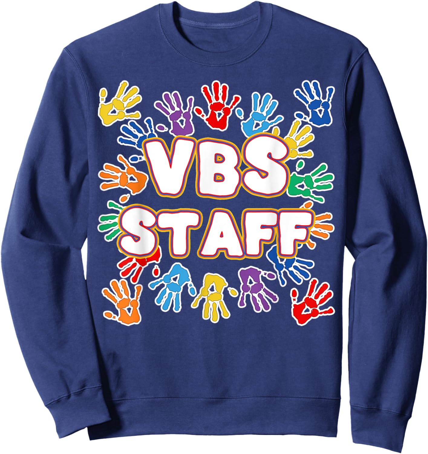 2022 Vacation Bible School Shirts Colorful VBS Staff Sweatshirt - Sweatshirt | Navy