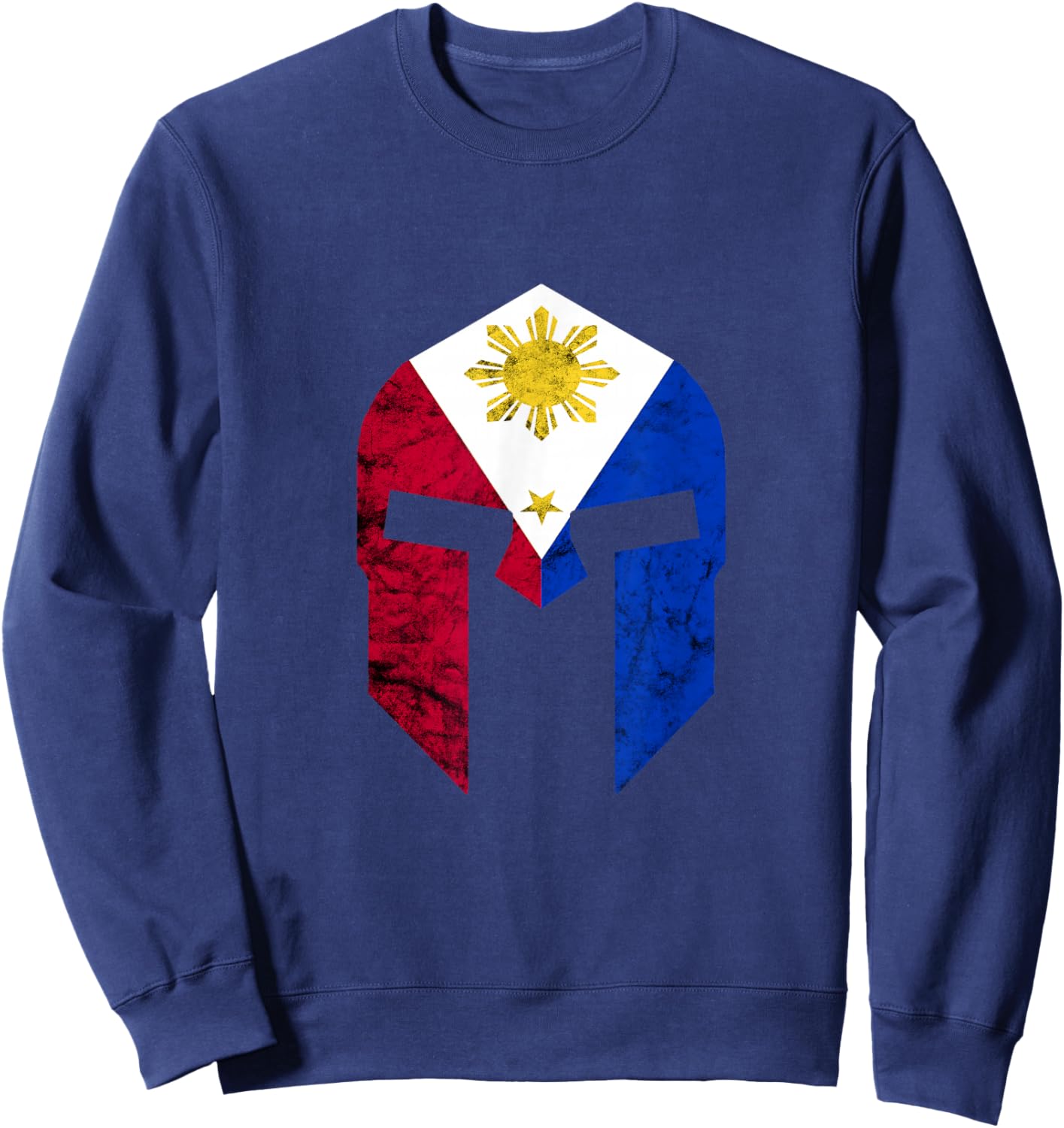 Philippines Roman Helmet Pilipinas Filipino Pride Roots Sweatshirt - Sweatshirt | Navy