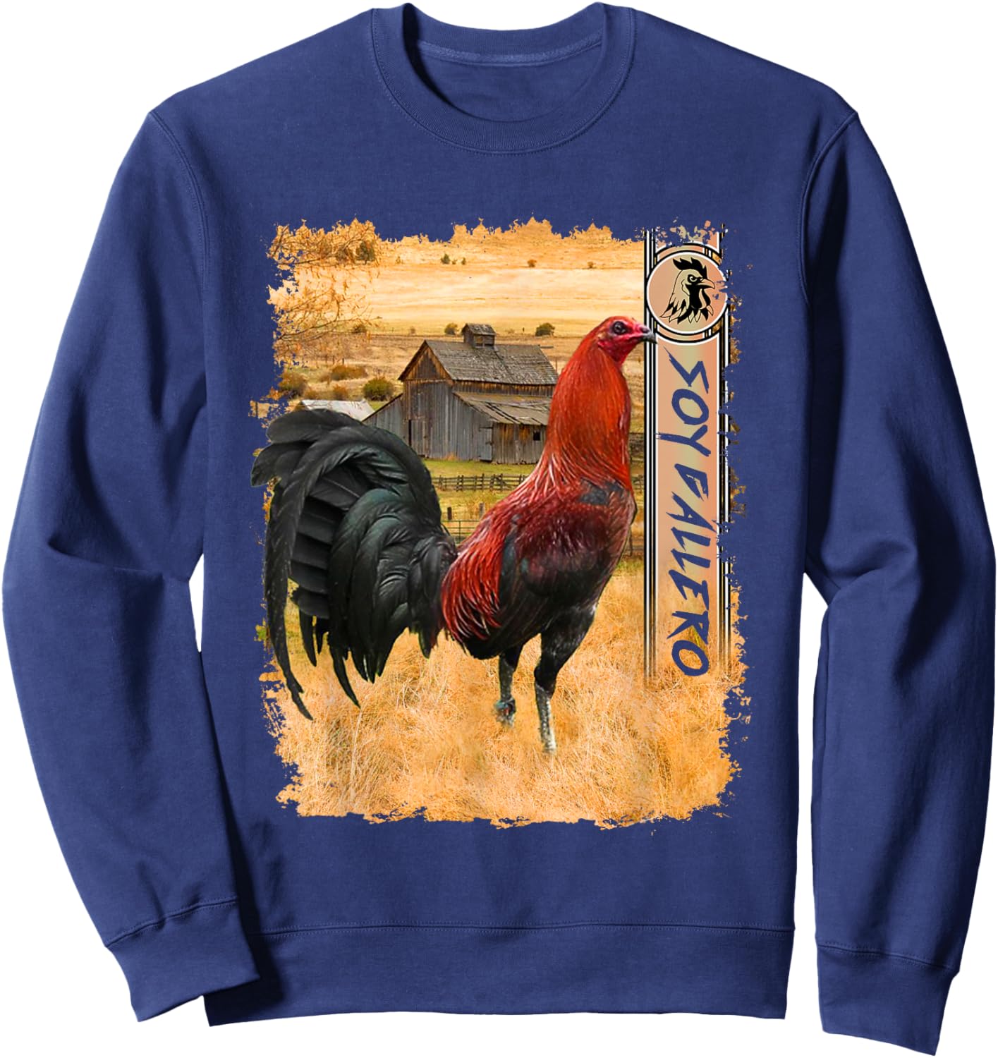 Soy Gallero Gamefowl Rooster Cockfighting Enthusiast Sweatshirt - Sweatshirt | Navy
