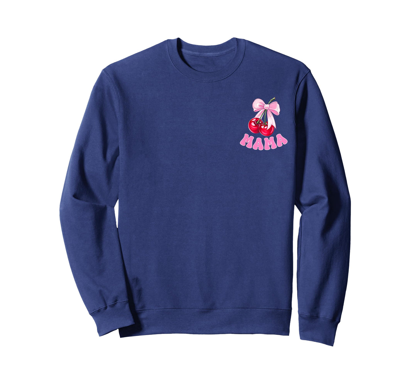Mama of The Birthday Girl Cherry Theme Party Coquette Bow T-Shirt